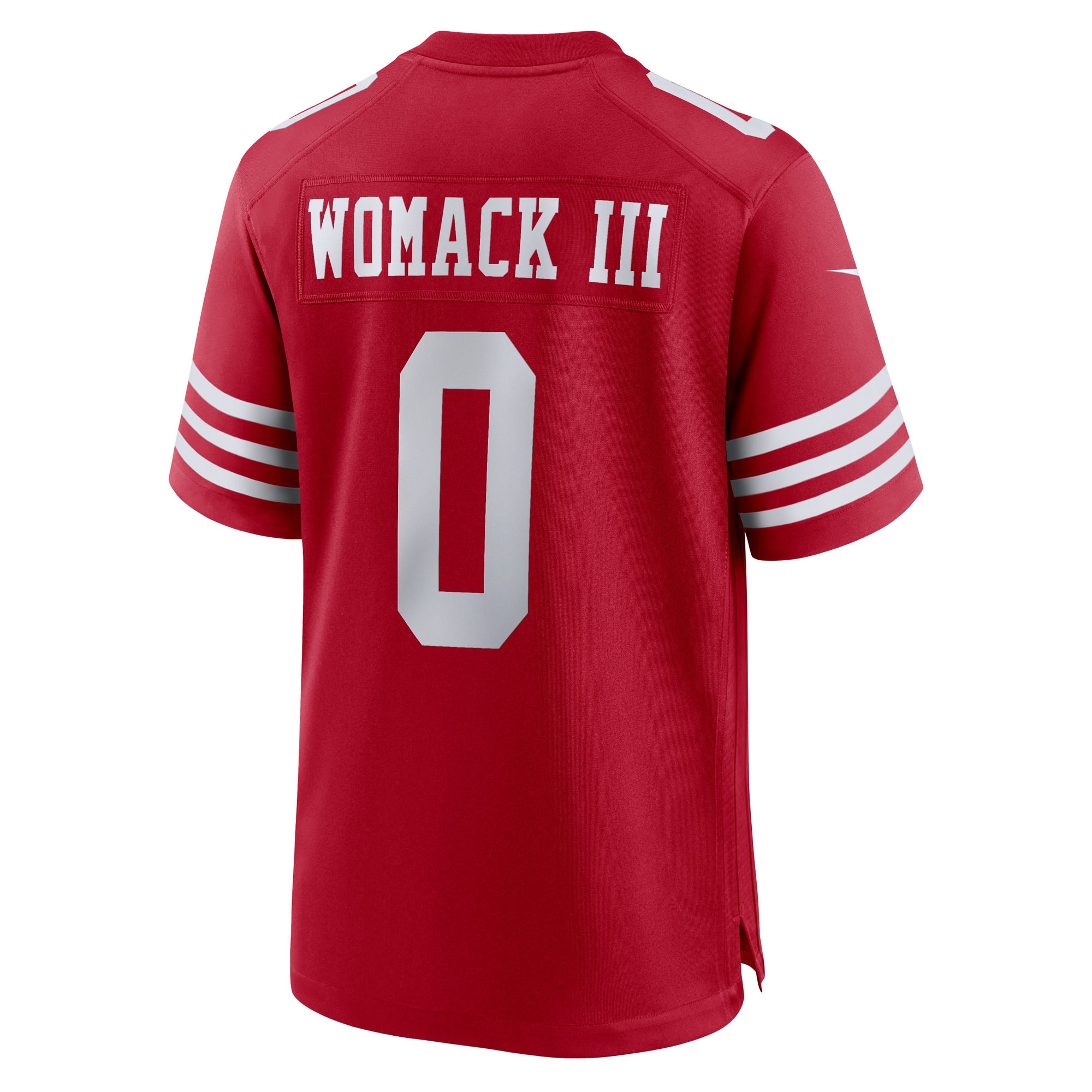 Men's San Francisco 49ers Samuel Womack III Scarlet Game Jersey JS8098 Saliibo - Image 3