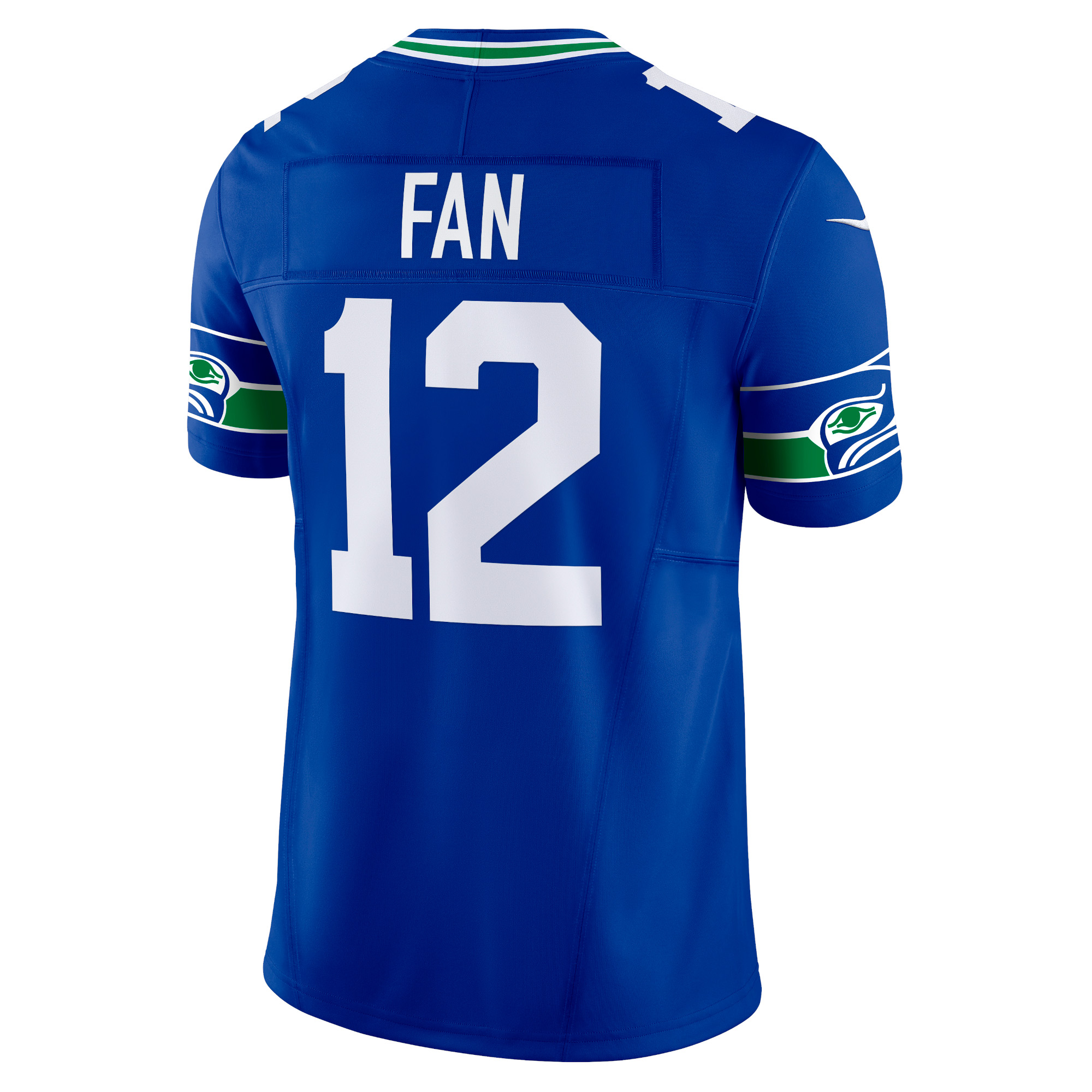Men's Seattle Seahawks 12th Fan Royal Vapor F.U.S.E. Limited Jersey JS5248 Saliibo - Image 3