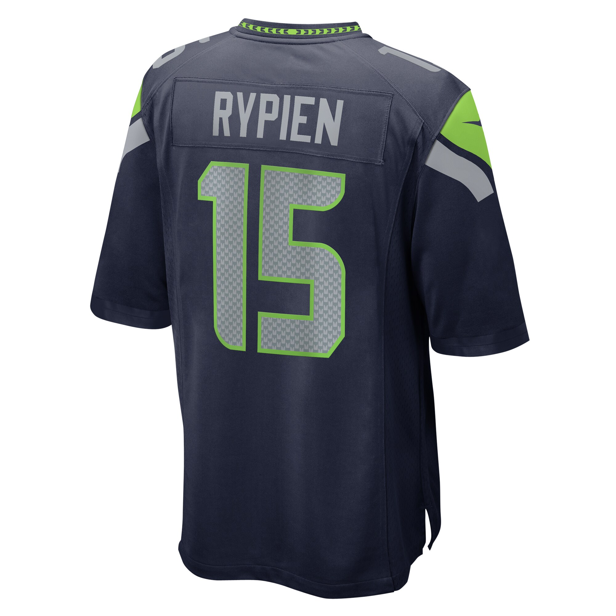 Men's Seattle Seahawks Brett Rypien College Navy Team Game Jersey JS6633 Saliibo - Image 3