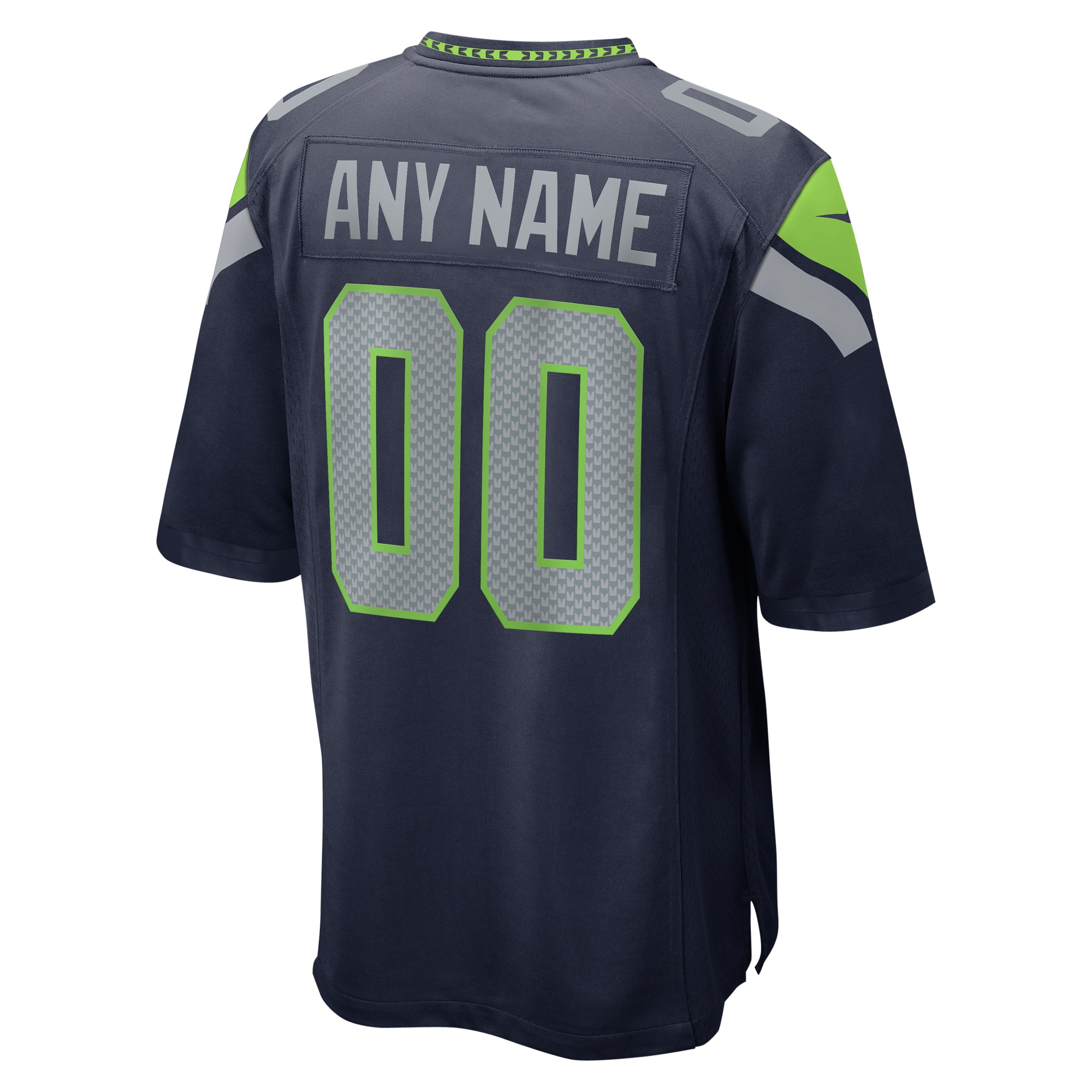 Men's Seattle Seahawks College Navy Custom Game Jersey JS7199 Saliibo - Image 3