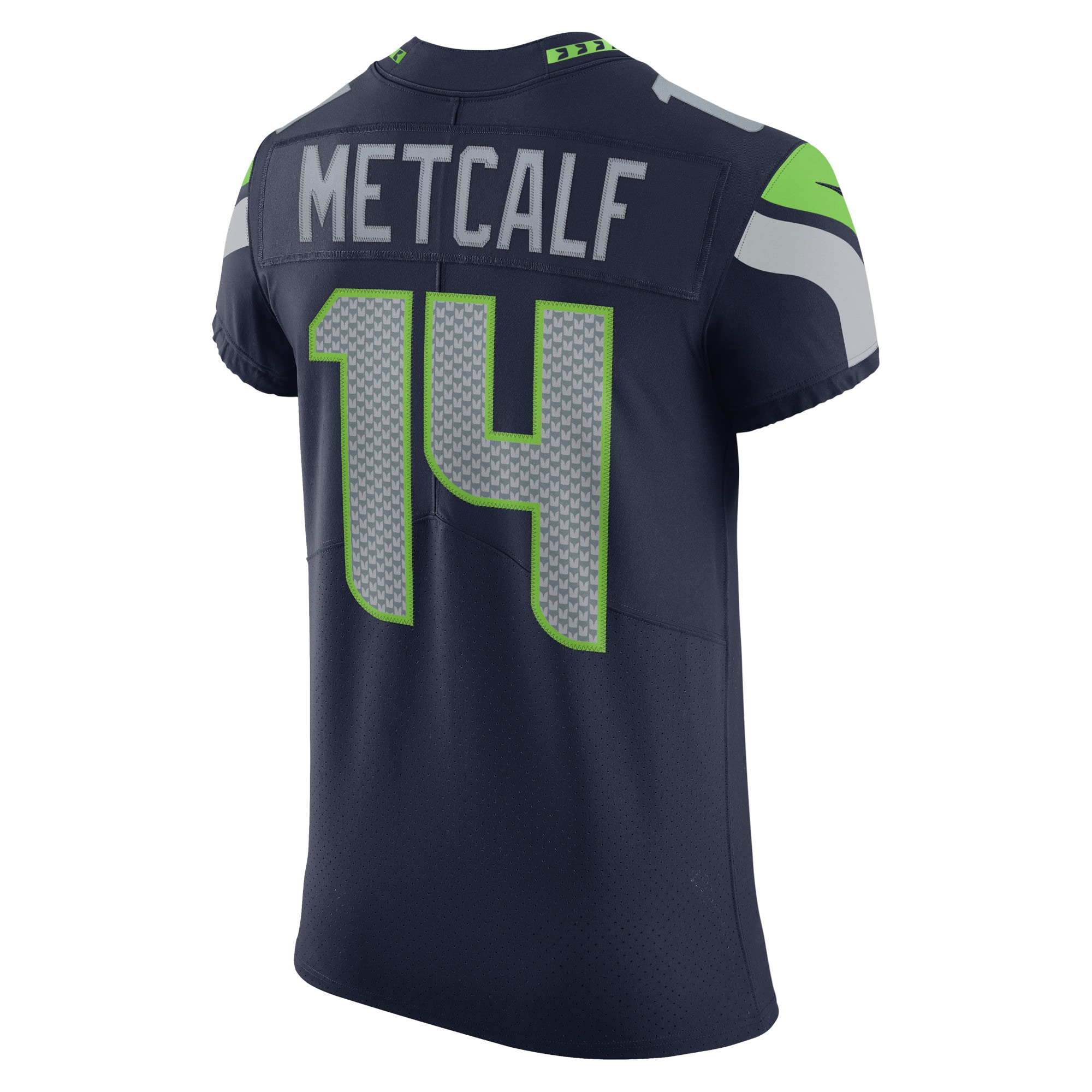 Men's Seattle Seahawks DK Metcalf College Navy Vapor Elite Player Jersey JS7321 Saliibo - Image 3