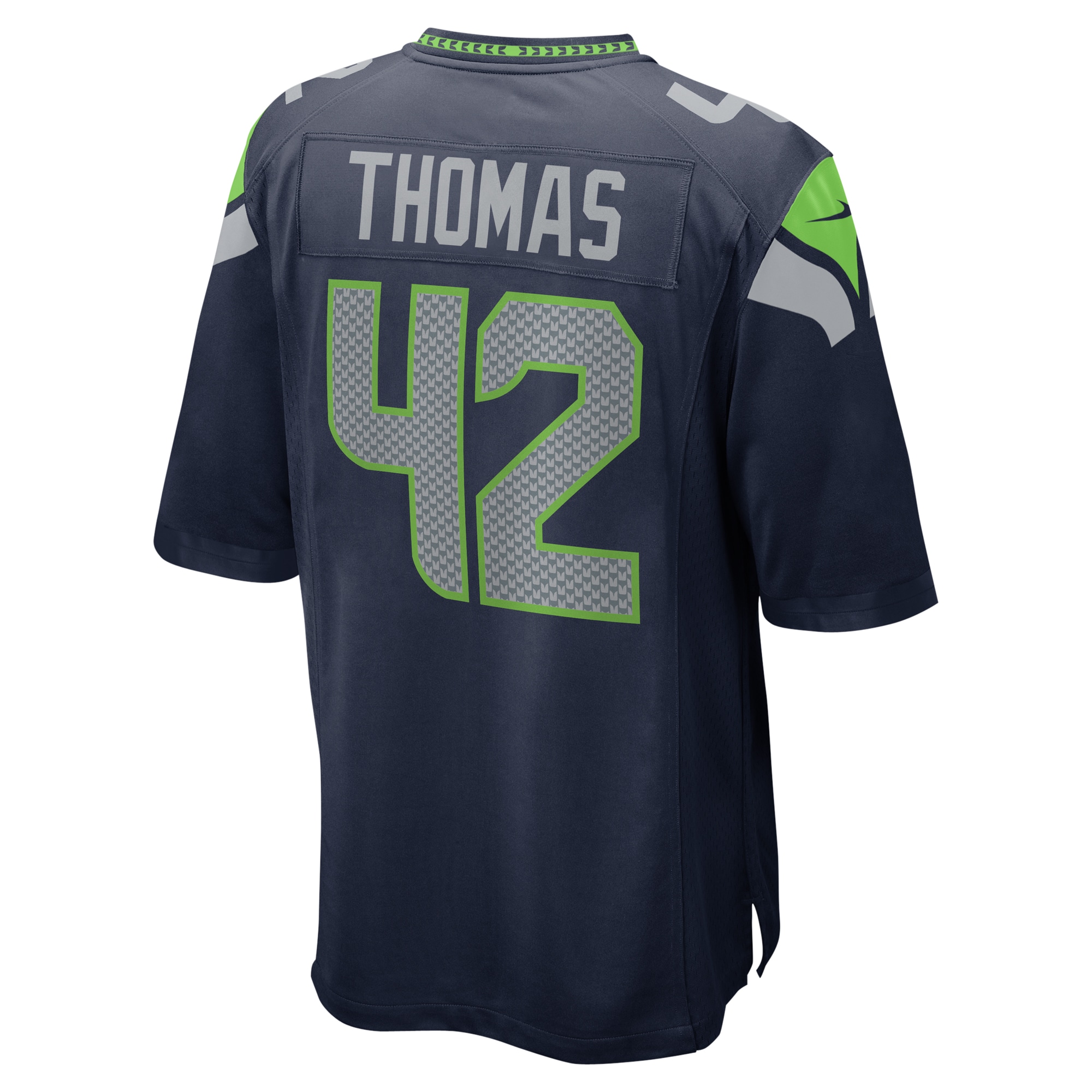 Men's Seattle Seahawks Drake Thomas College Navy Team Game Jersey JS3174 Saliibo - Image 3