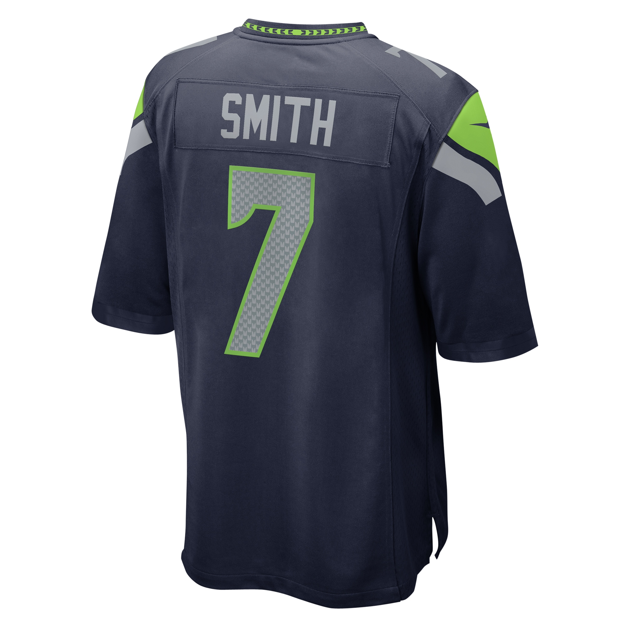Men's Seattle Seahawks Geno Smith College Navy Team Game Jersey JS2561 Saliibo - Image 3
