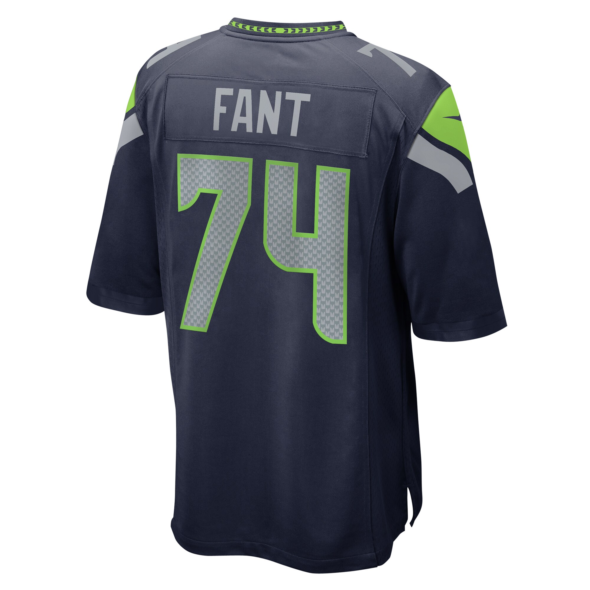 Men's Seattle Seahawks George Fant College Navy Game Jersey JS6575 Saliibo - Image 3