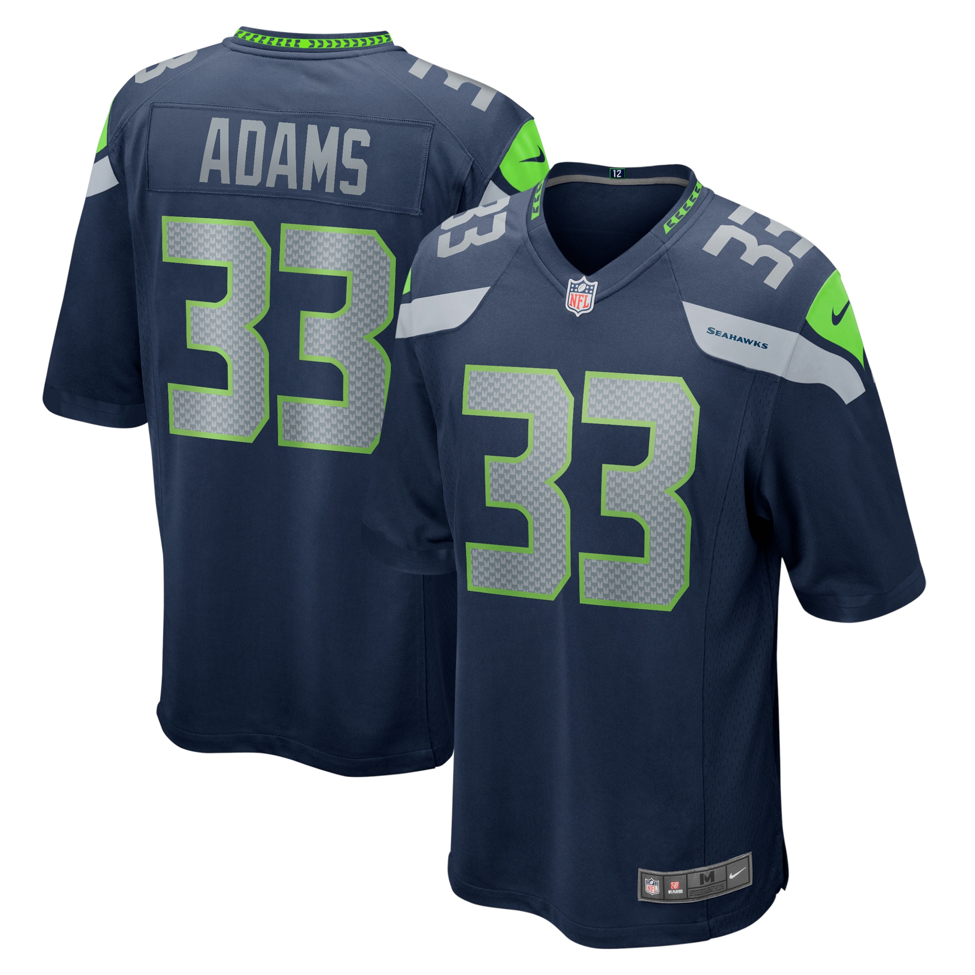 Men's Seattle Seahawks Jamal Adams College Navy Game Team Jersey JS5605 Saliibo