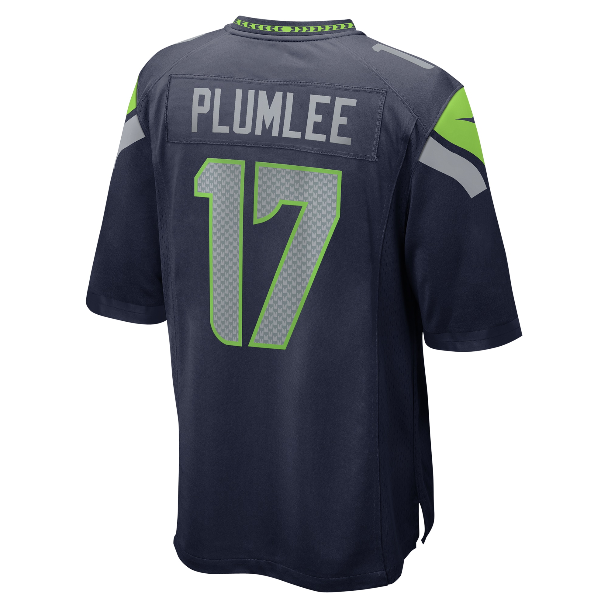 Men's Seattle Seahawks John Rhys Plumlee College Navy Team Game Jersey JS2117 Saliibo - Image 3