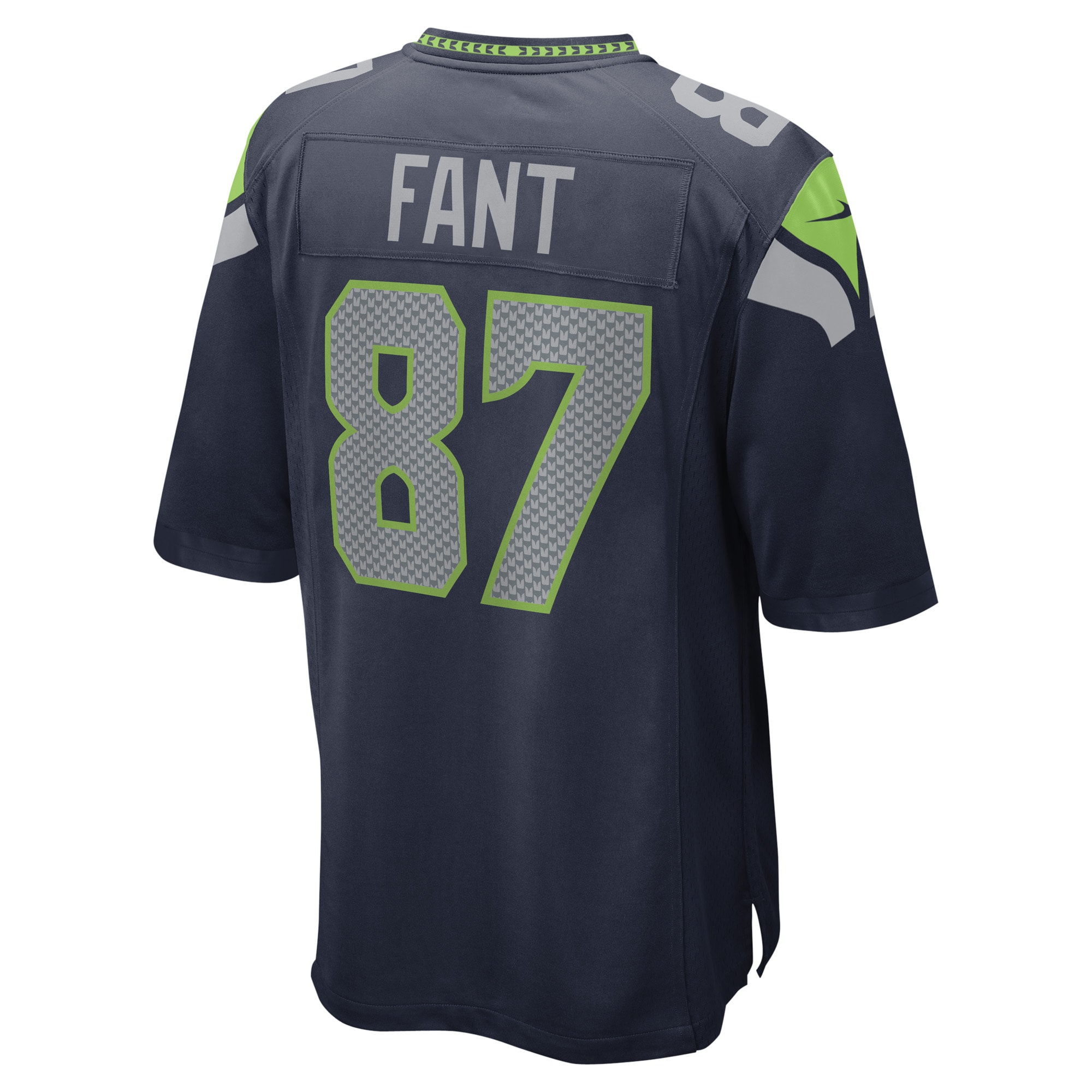 Men's Seattle Seahawks Noah Fant College Navy Game Player Jersey JS2917 Saliibo - Image 3