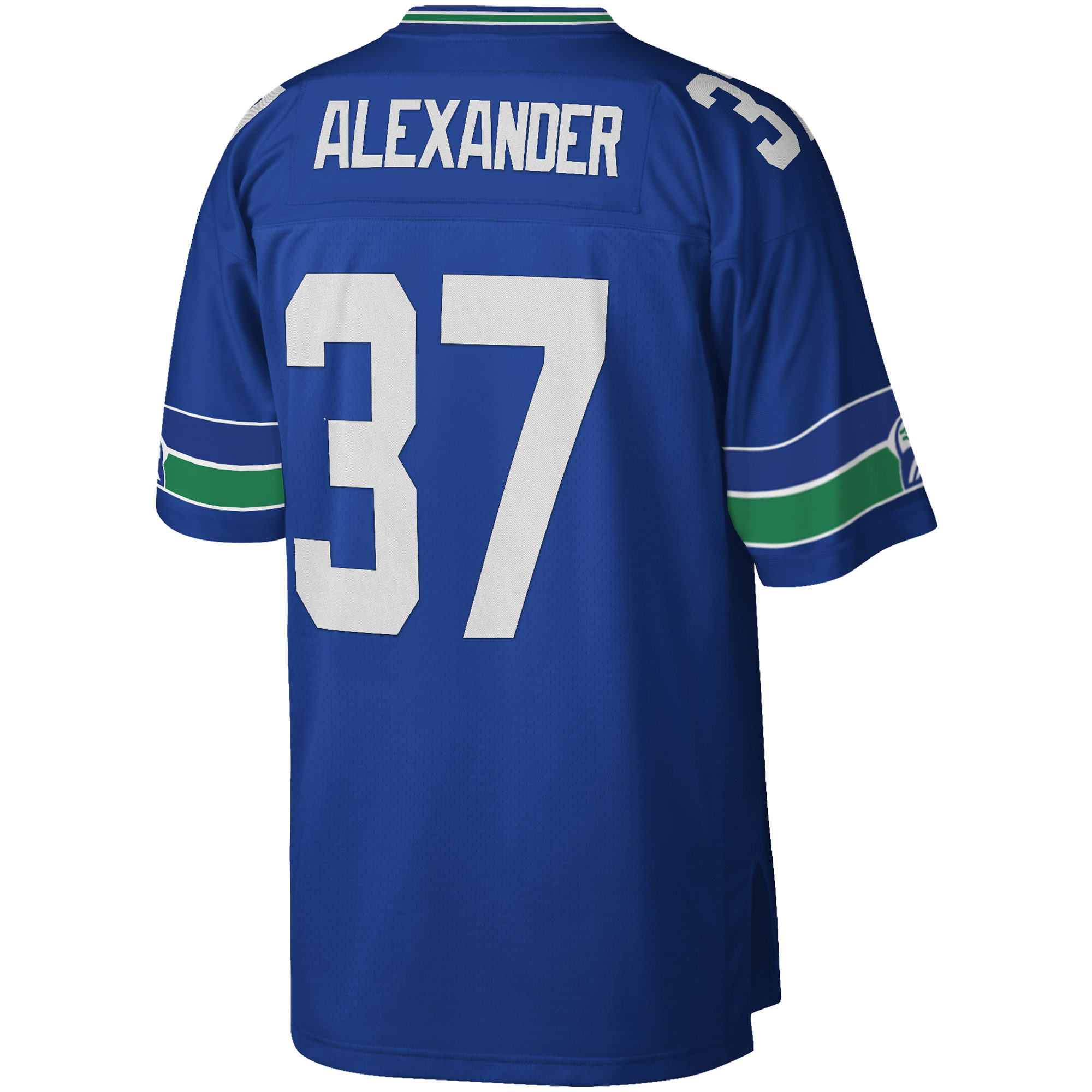 Men's Seattle Seahawks Shaun Alexander Mitchell & Ness Royal Legacy Jersey JS7476 Saliibo - Image 3