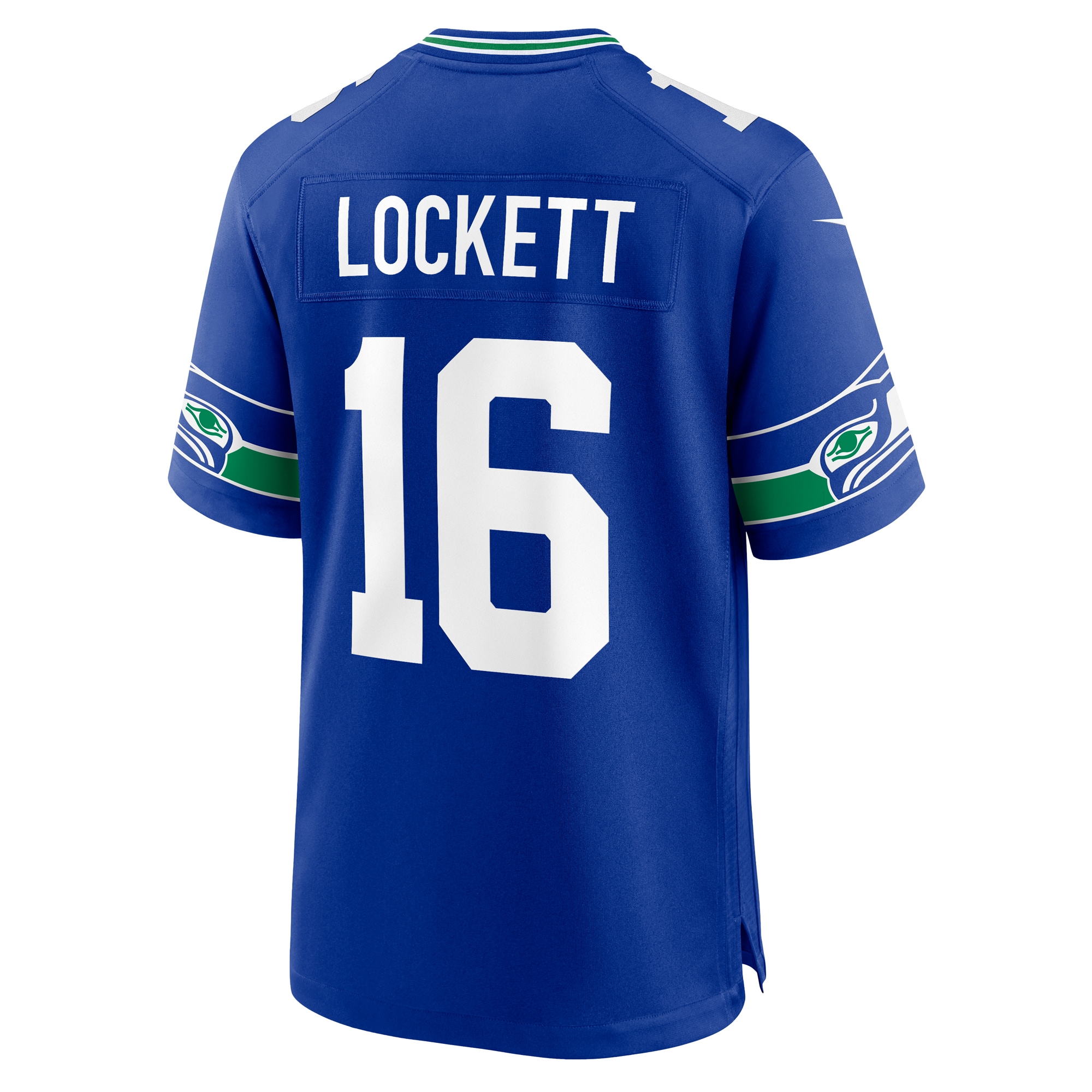 Men's Seattle Seahawks Tyler Lockett Royal Throwback Player Game Jersey JS2696 Saliibo - Image 3