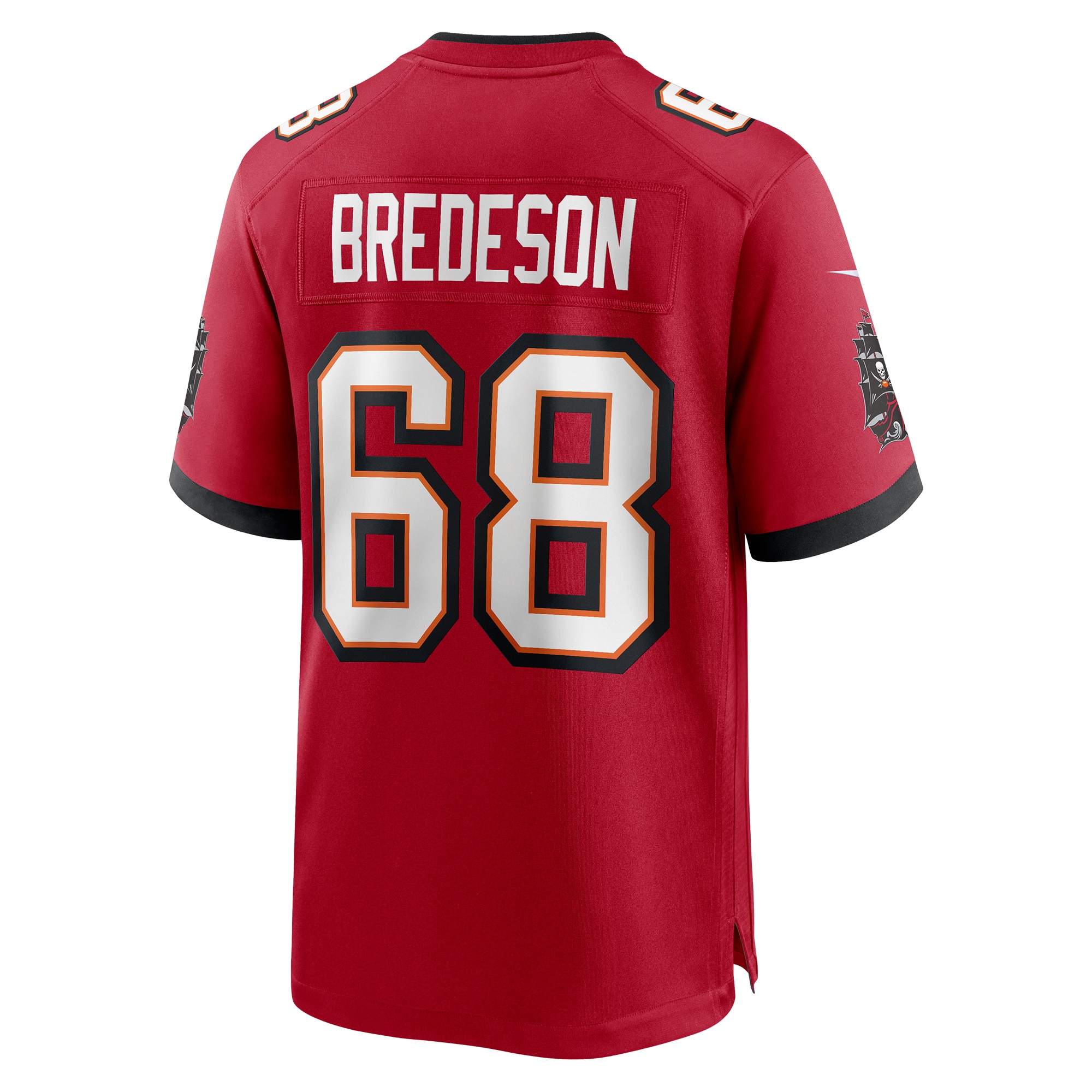 Men's Tampa Bay Buccaneers Ben Bredeson Red Game Jersey JS2098 Saliibo - Image 3