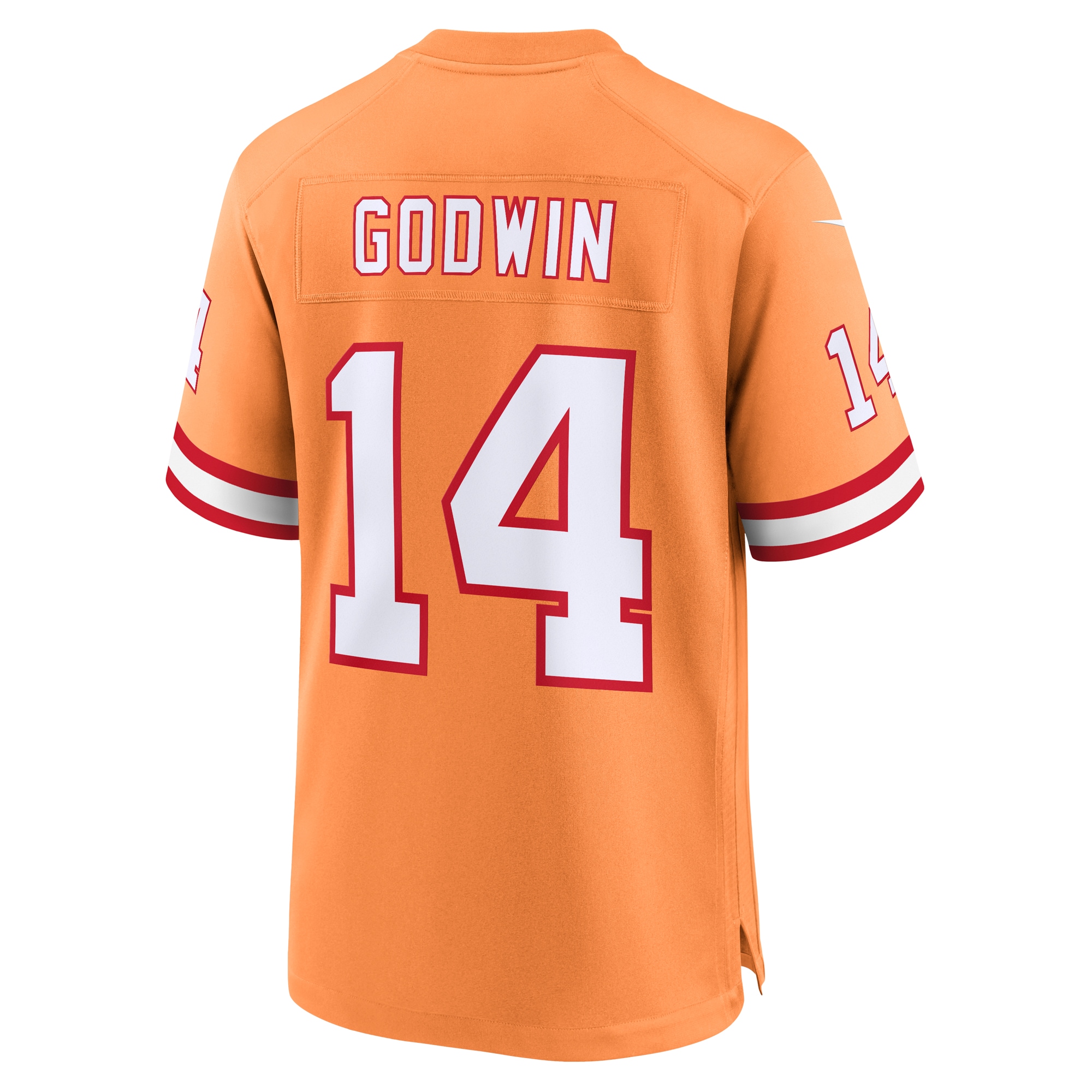 Men's Tampa Bay Buccaneers Chris Godwin Orange Throwback Game Jersey JS7353 Saliibo - Image 3