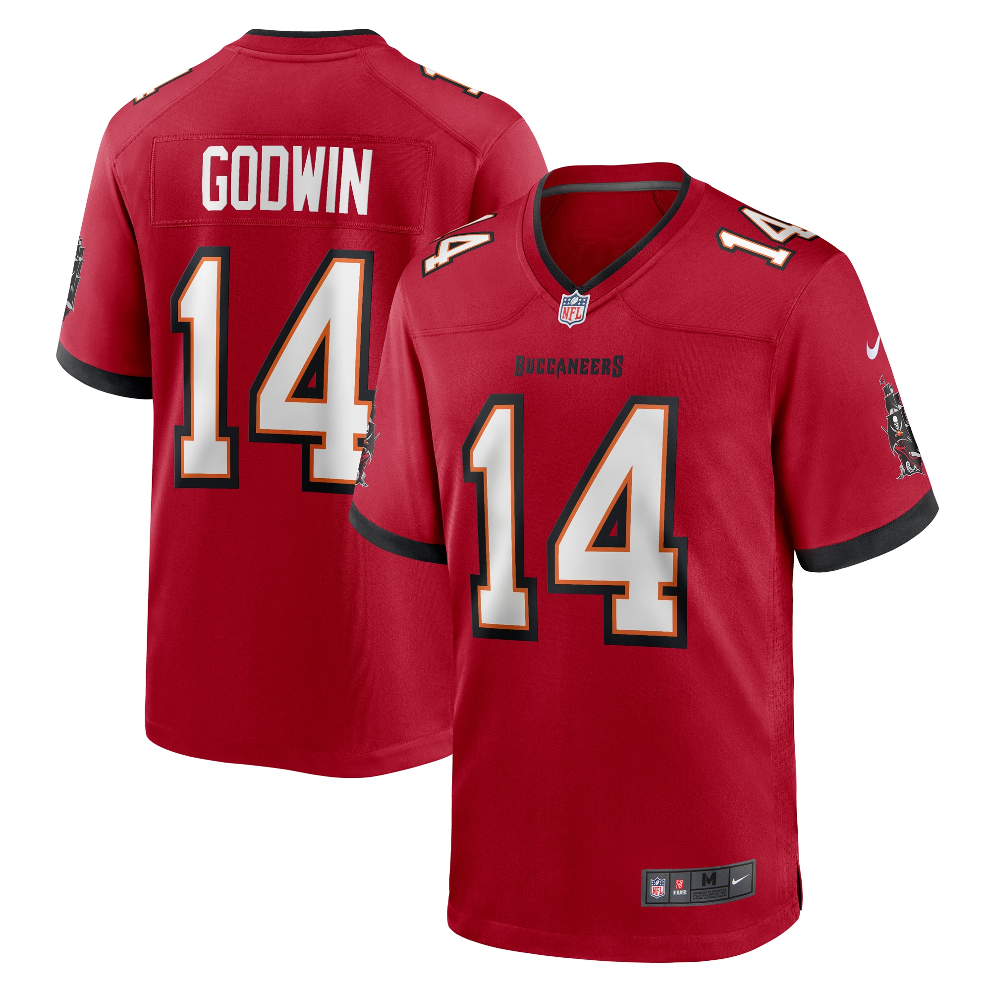 Men's Tampa Bay Buccaneers Chris Godwin Red Game Jersey JS1961 Saliibo