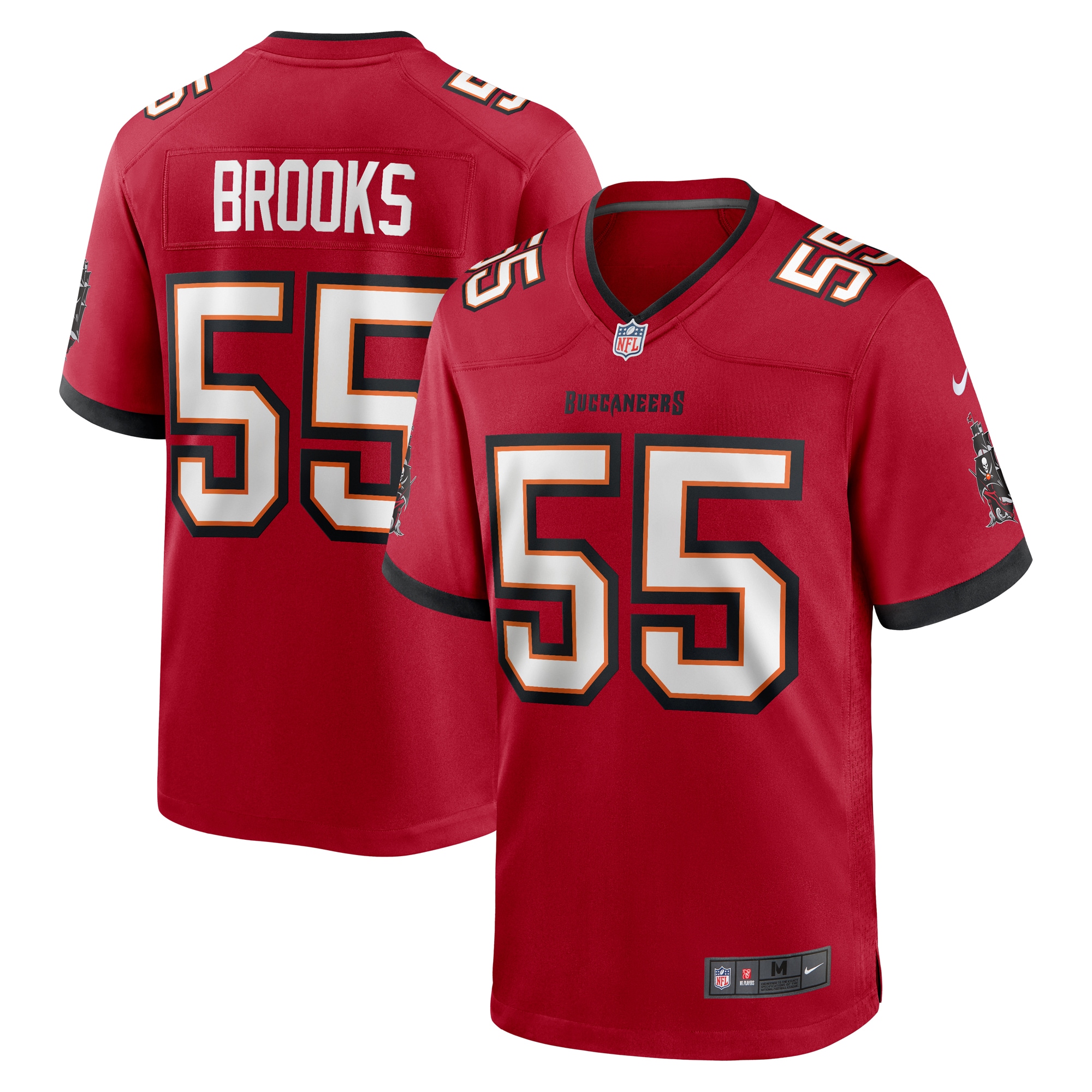 Men's Tampa Bay Buccaneers Derrick Brooks Red Retired Player Game Jersey JS9260 Saliibo