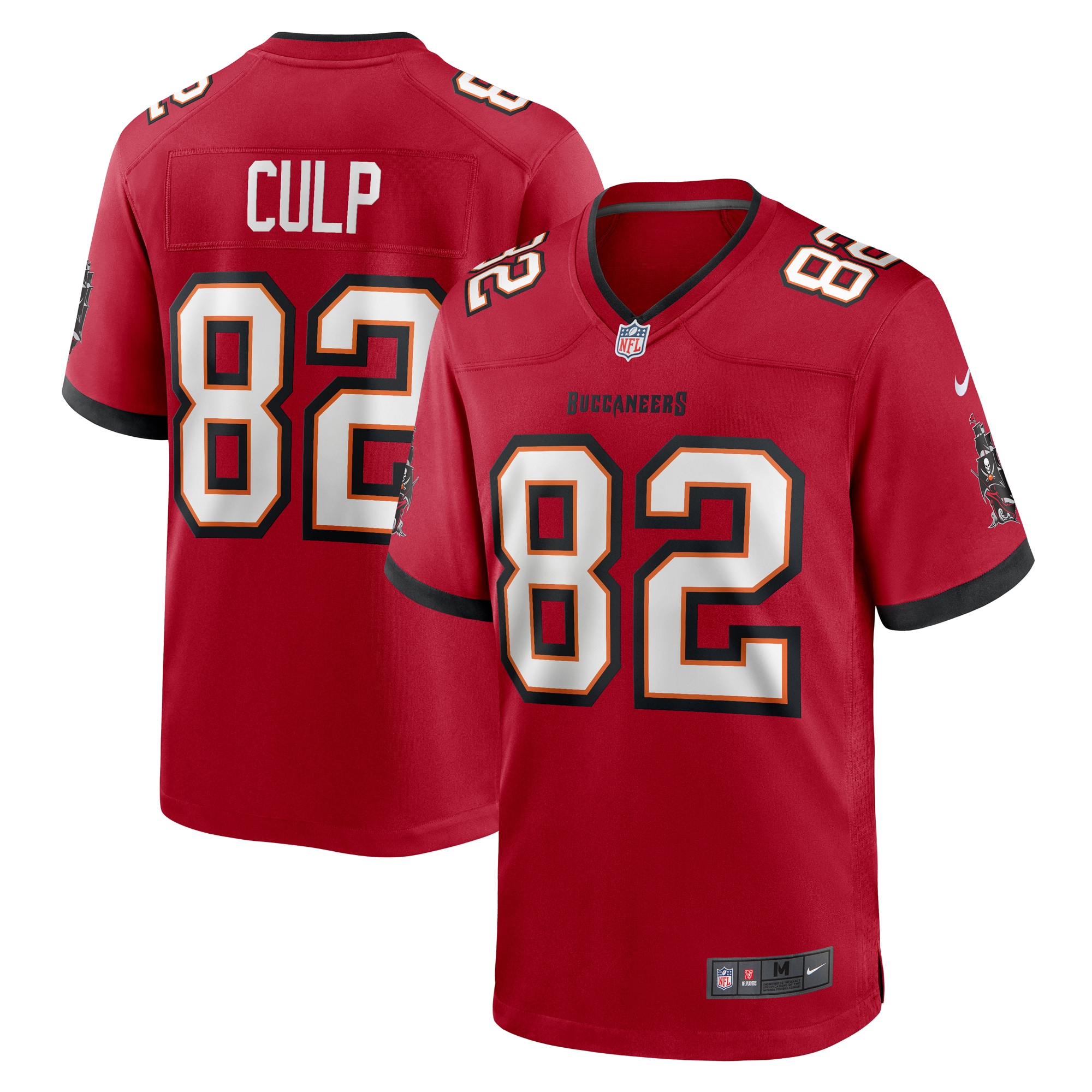 Men's Tampa Bay Buccaneers Devin Culp Red Game Jersey JS4274 Saliibo