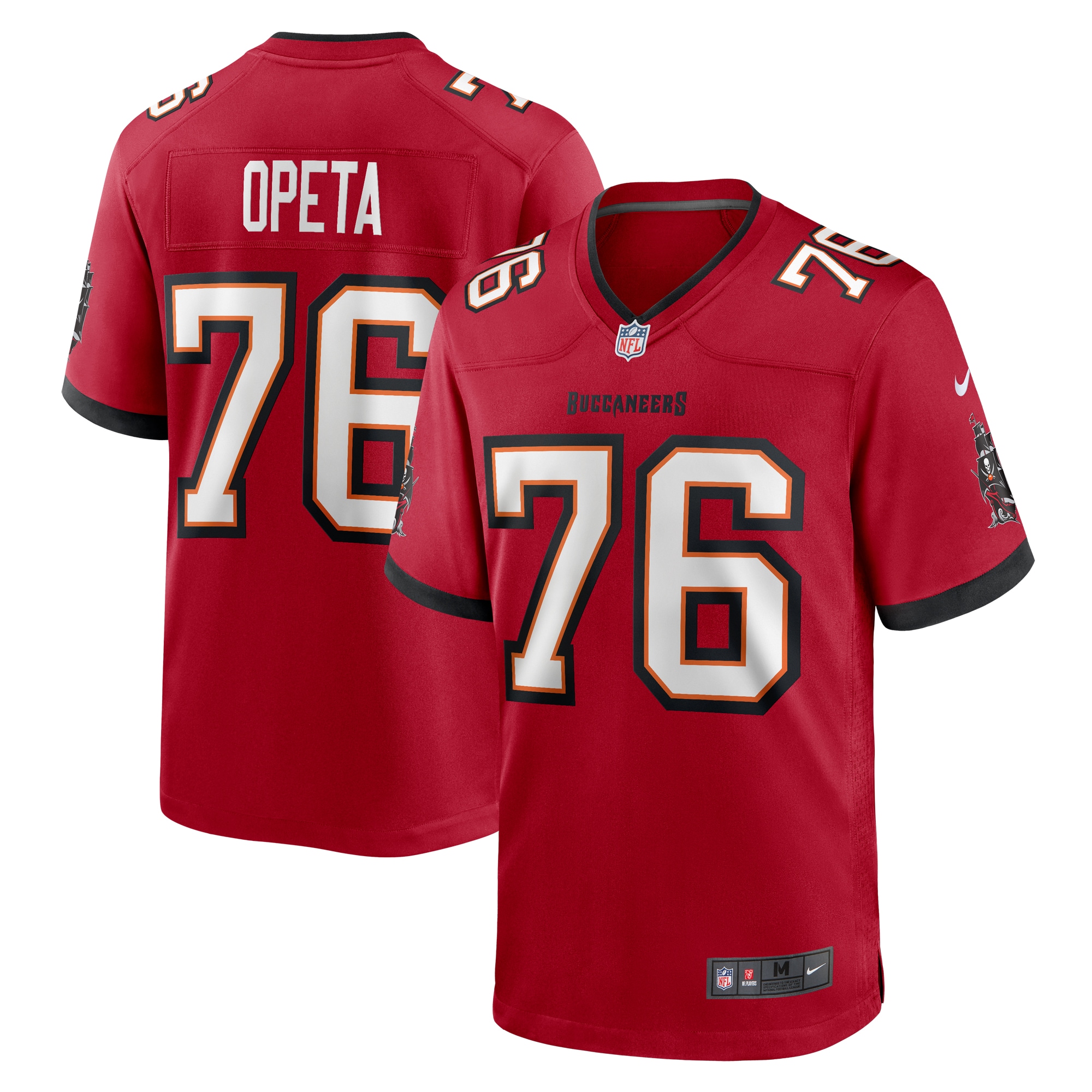 Men's Tampa Bay Buccaneers Iosua Opeta Red Game Jersey JS7914 Saliibo