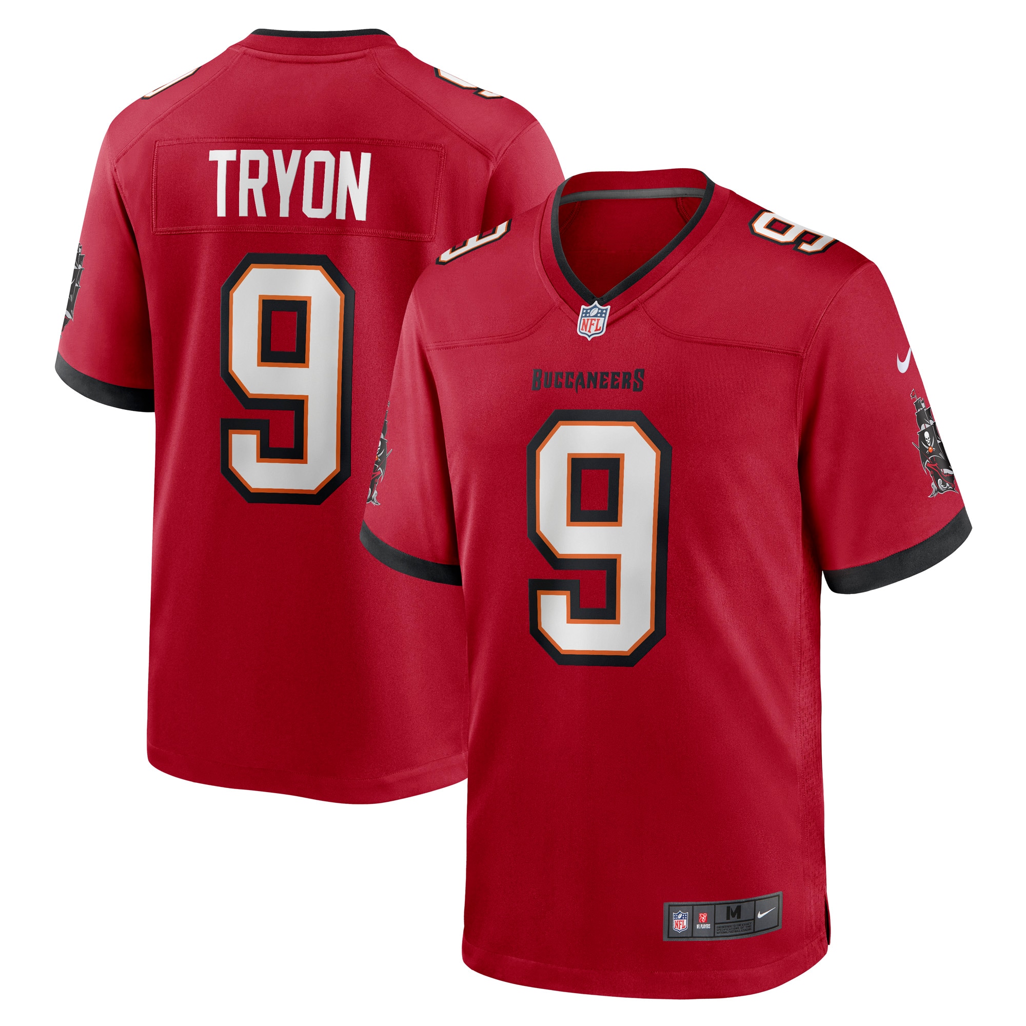 Men's Tampa Bay Buccaneers Joe Tryon Red Game Jersey JS7639 Saliibo