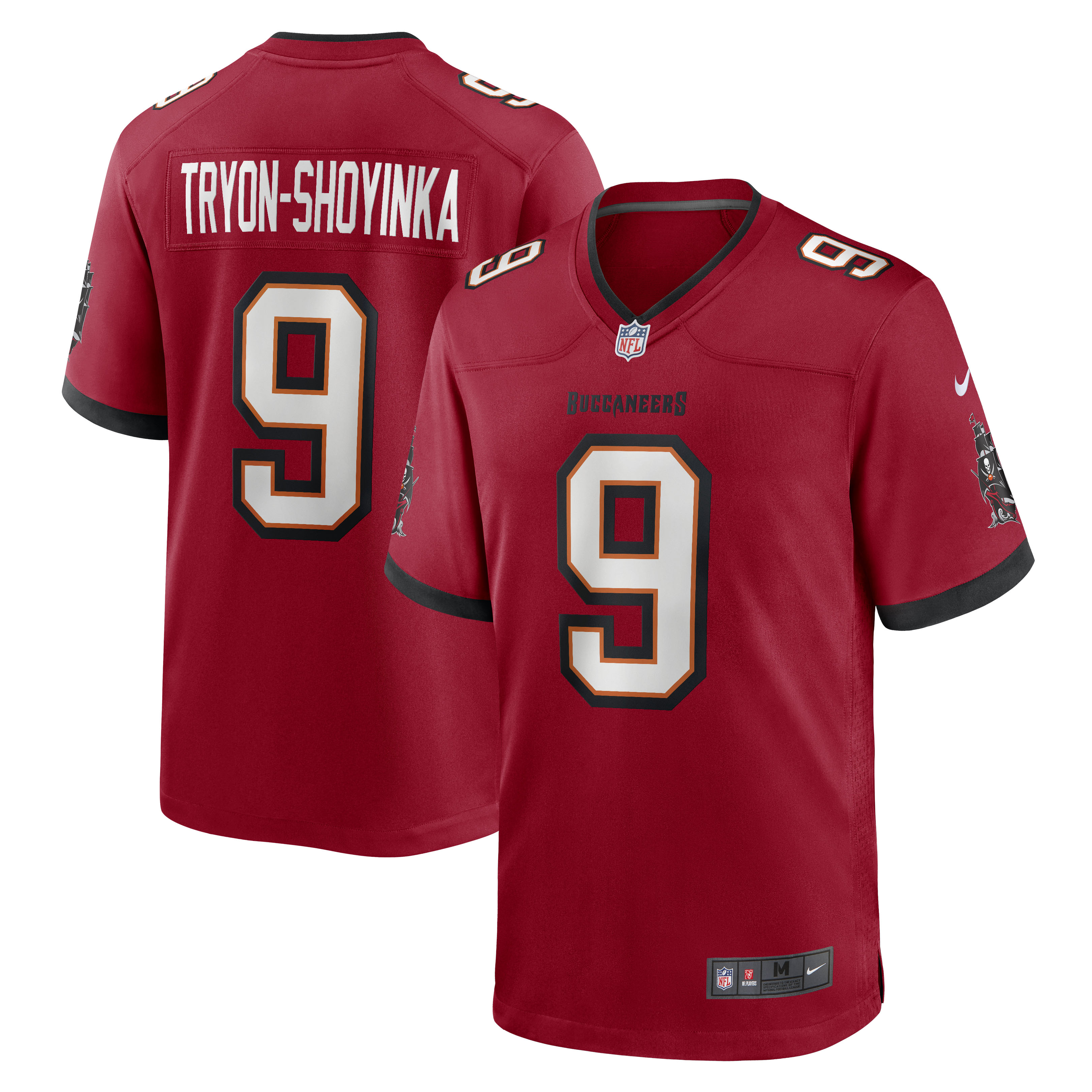Men's Tampa Bay Buccaneers Joe Tryon-Shoyinka Red Game Jersey JS4618 Saliibo