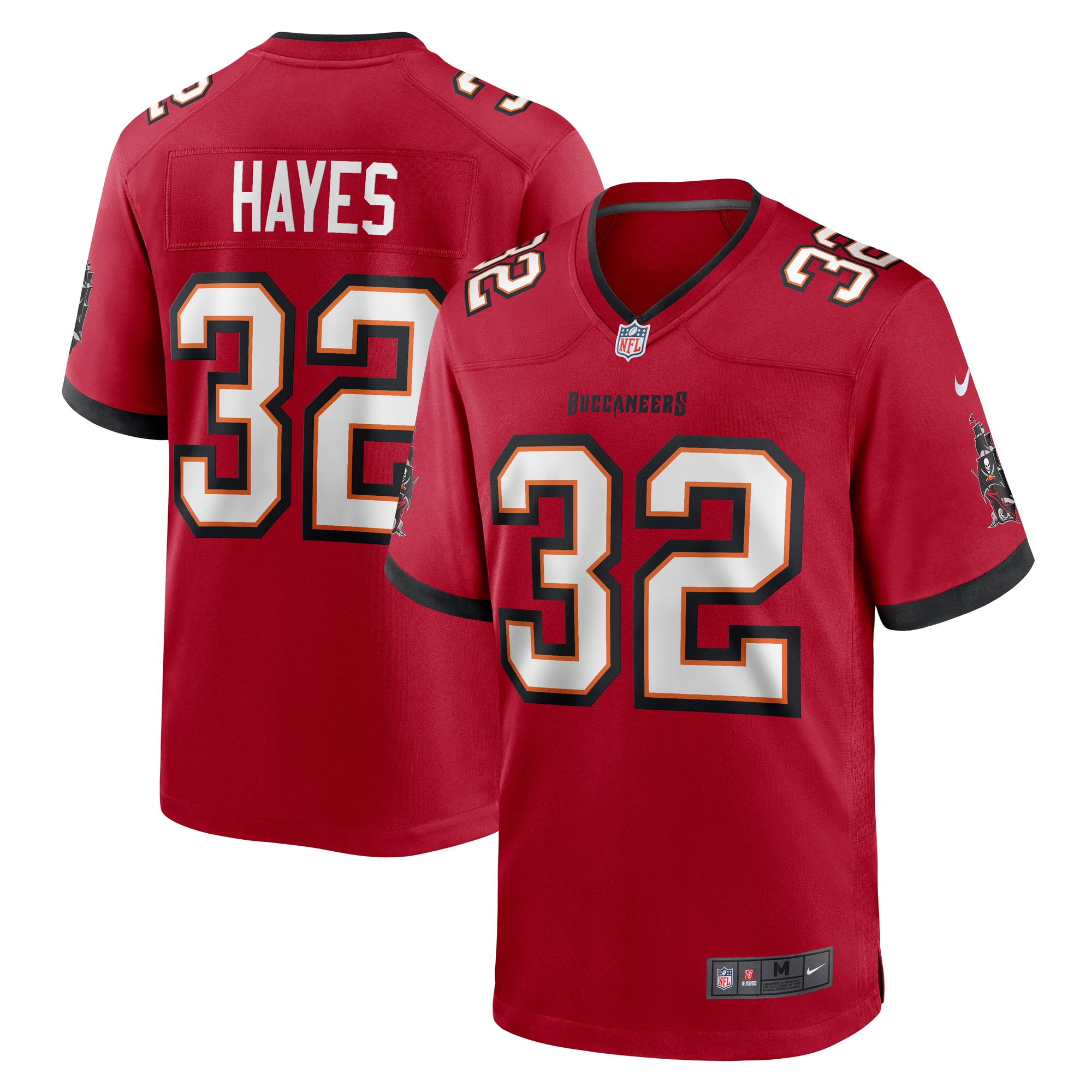 Men's Tampa Bay Buccaneers Josh Hayes Red Game Jersey JS7697 Saliibo