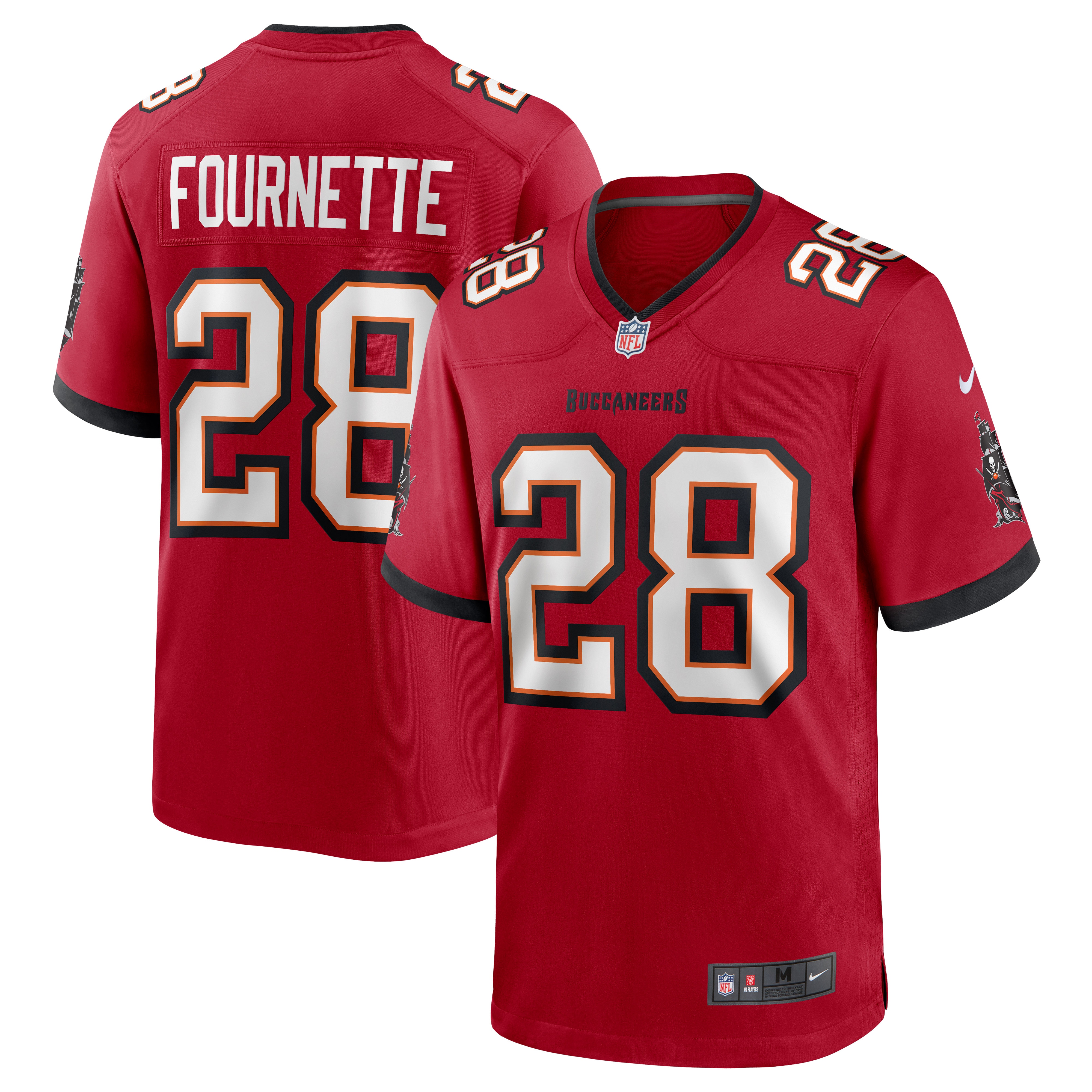 Men's Tampa Bay Buccaneers Leonard Fournette Red Game Jersey JS6744 Saliibo