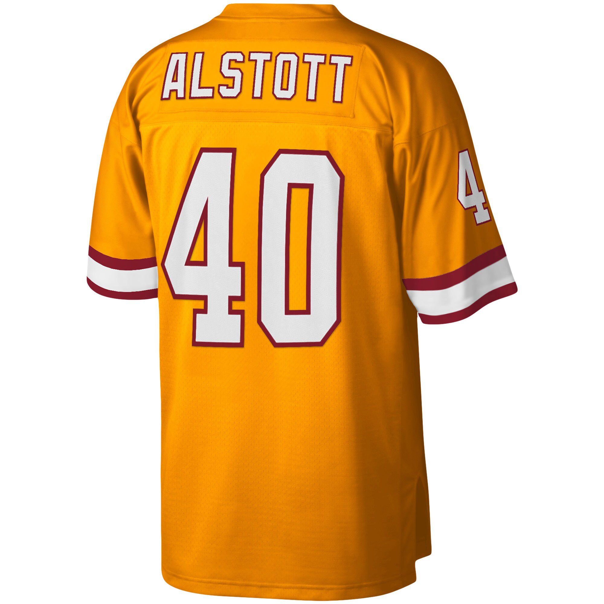 Men's Tampa Bay Buccaneers Mike Alstott Mitchell & Ness Orange Big & Tall 1996 Retired Player Jersey JS1974 Saliibo - Image 3