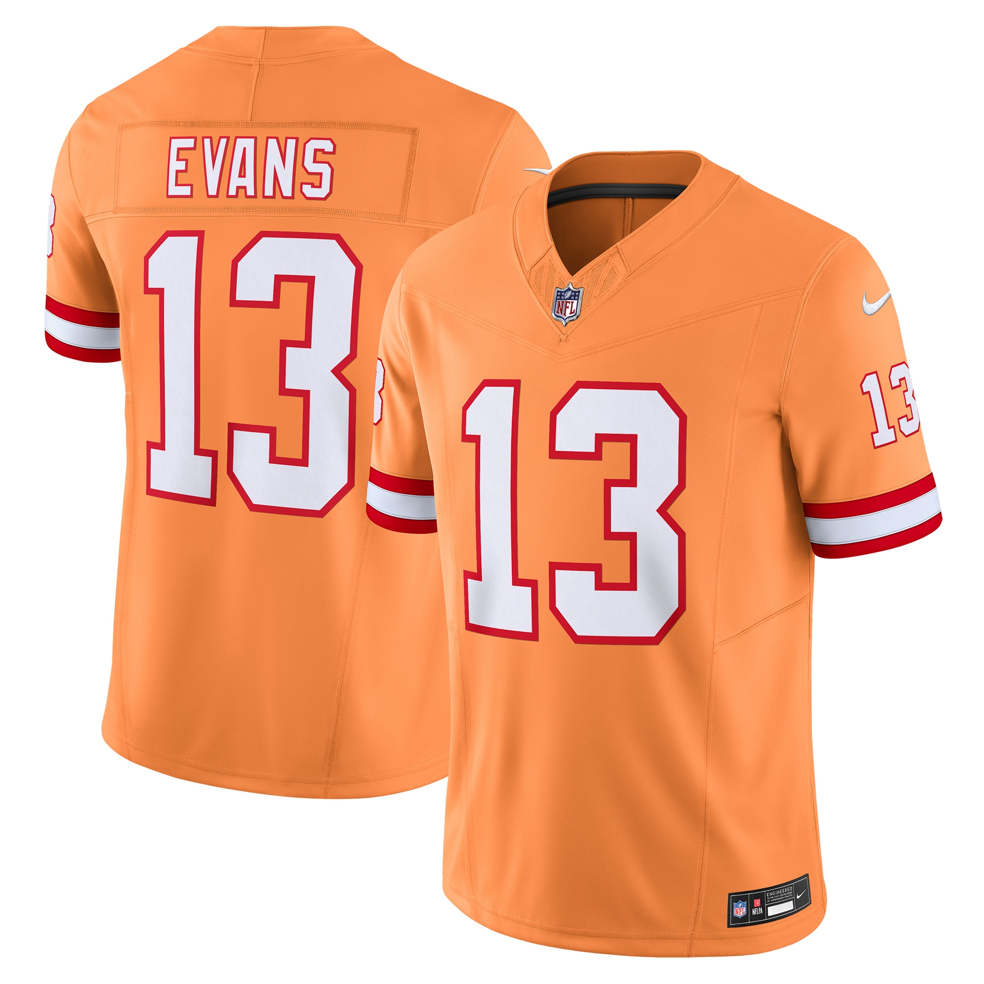 Men's Tampa Bay Buccaneers Mike Evans Orange Vapor F.U.S.E. Limited Jersey JS6386 Saliibo