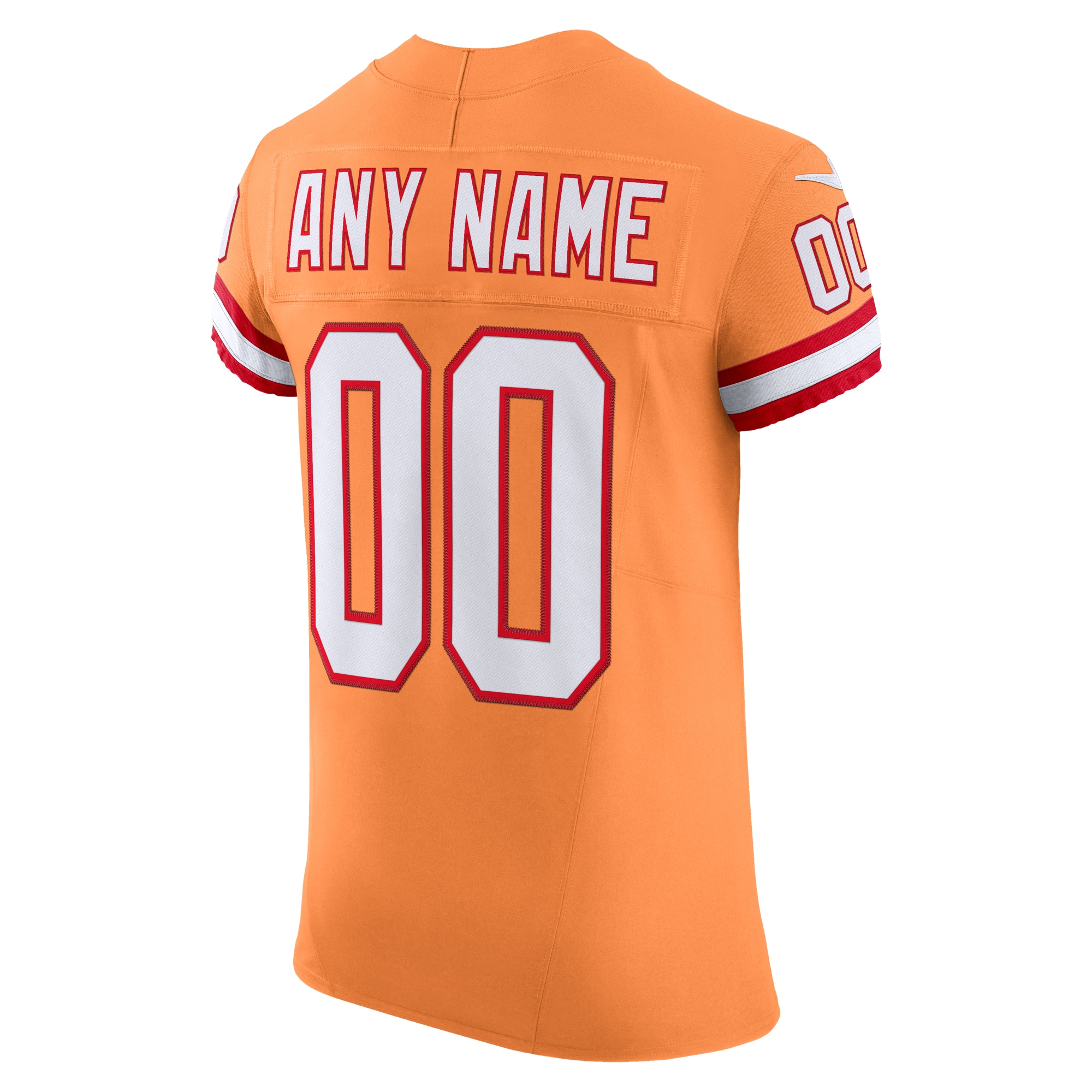 Men's Tampa Bay Buccaneers Orange Vapor F.U.S.E. Elite Custom Jersey JS5177 Saliibo - Image 3