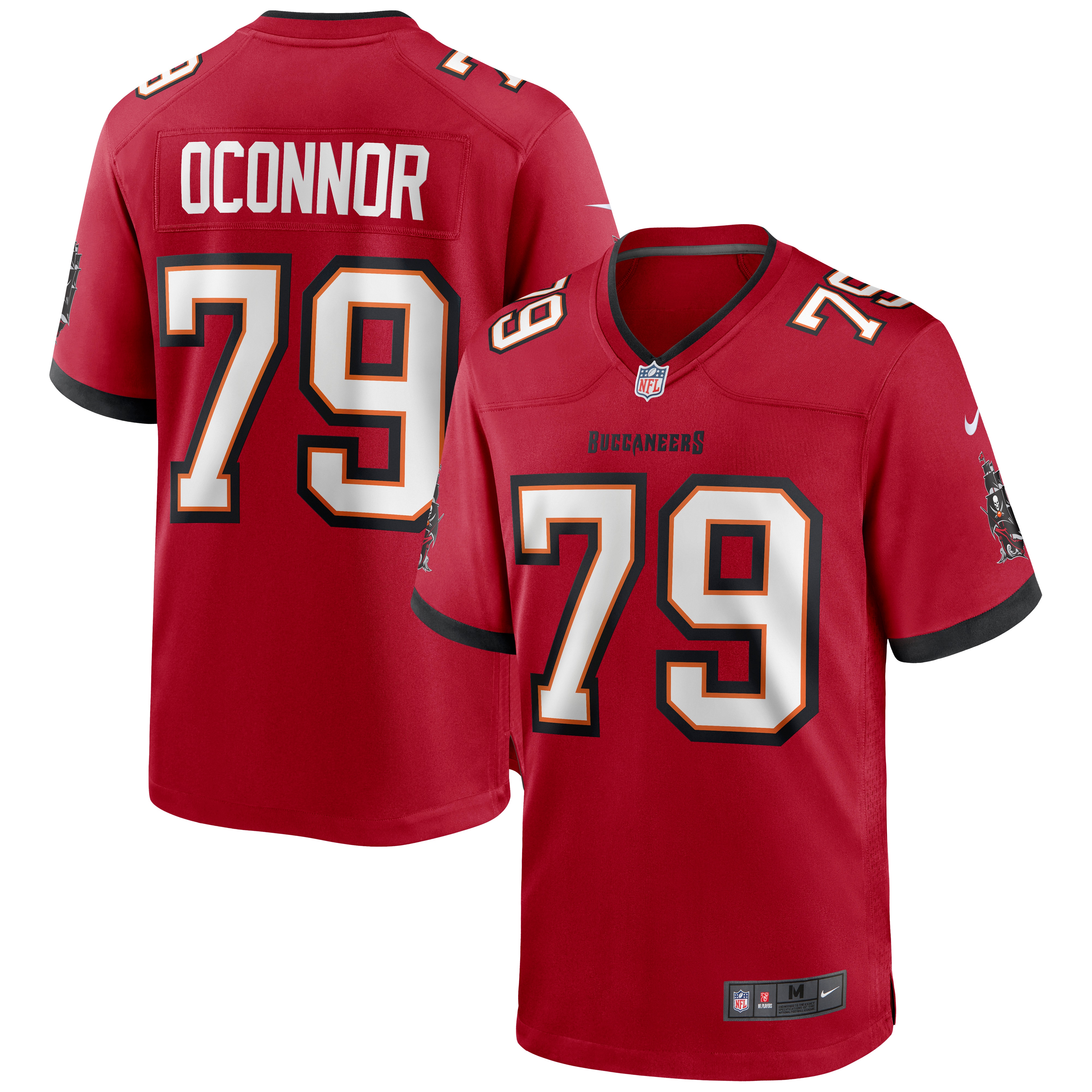 Men's Tampa Bay Buccaneers Patrick O'Connor Red Game Jersey JS8028 Saliibo