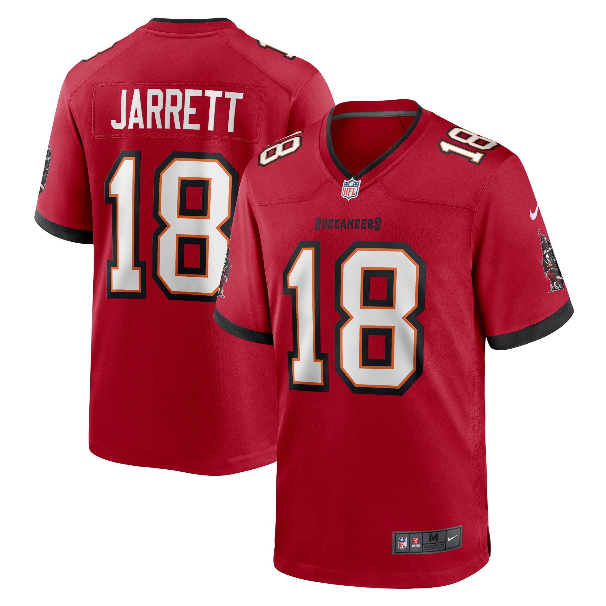 Men's Tampa Bay Buccaneers Rakim Jarrett Red Game Jersey JS1660 Saliibo