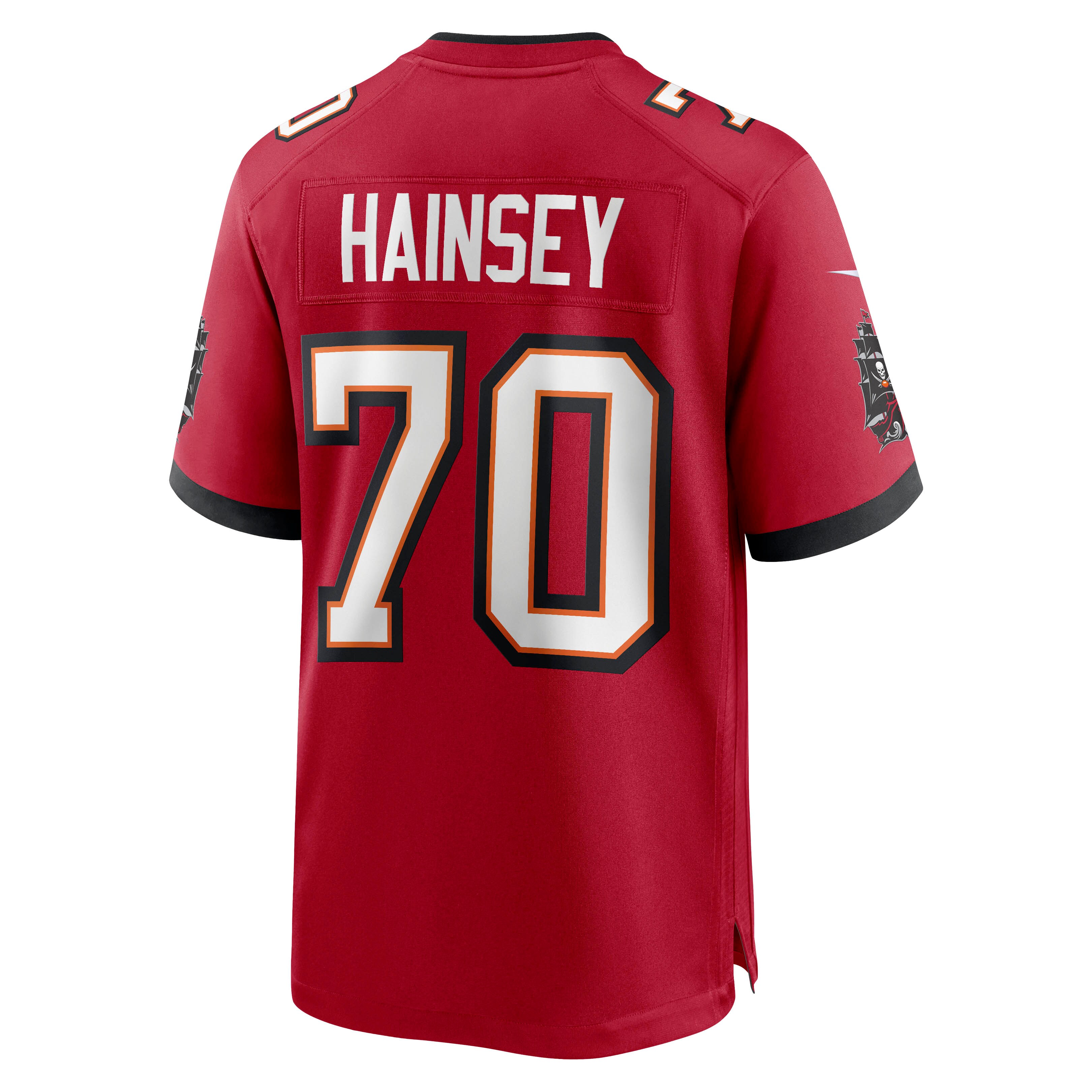 Men's Tampa Bay Buccaneers Robert Hainsey Red Game Jersey JS5550 Saliibo - Image 3