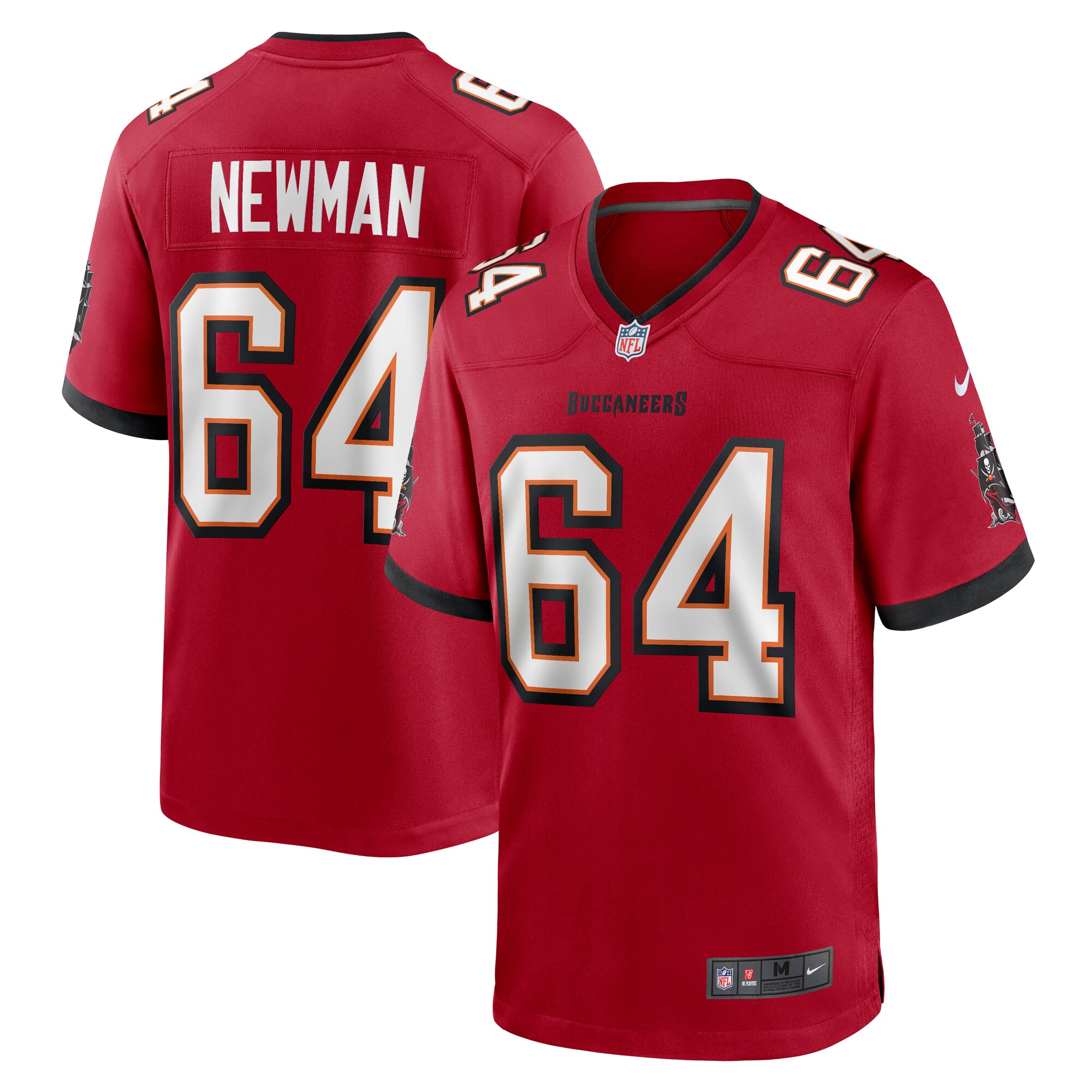 Men's Tampa Bay Buccaneers Royce Newman Red Game Jersey JS4109 Saliibo