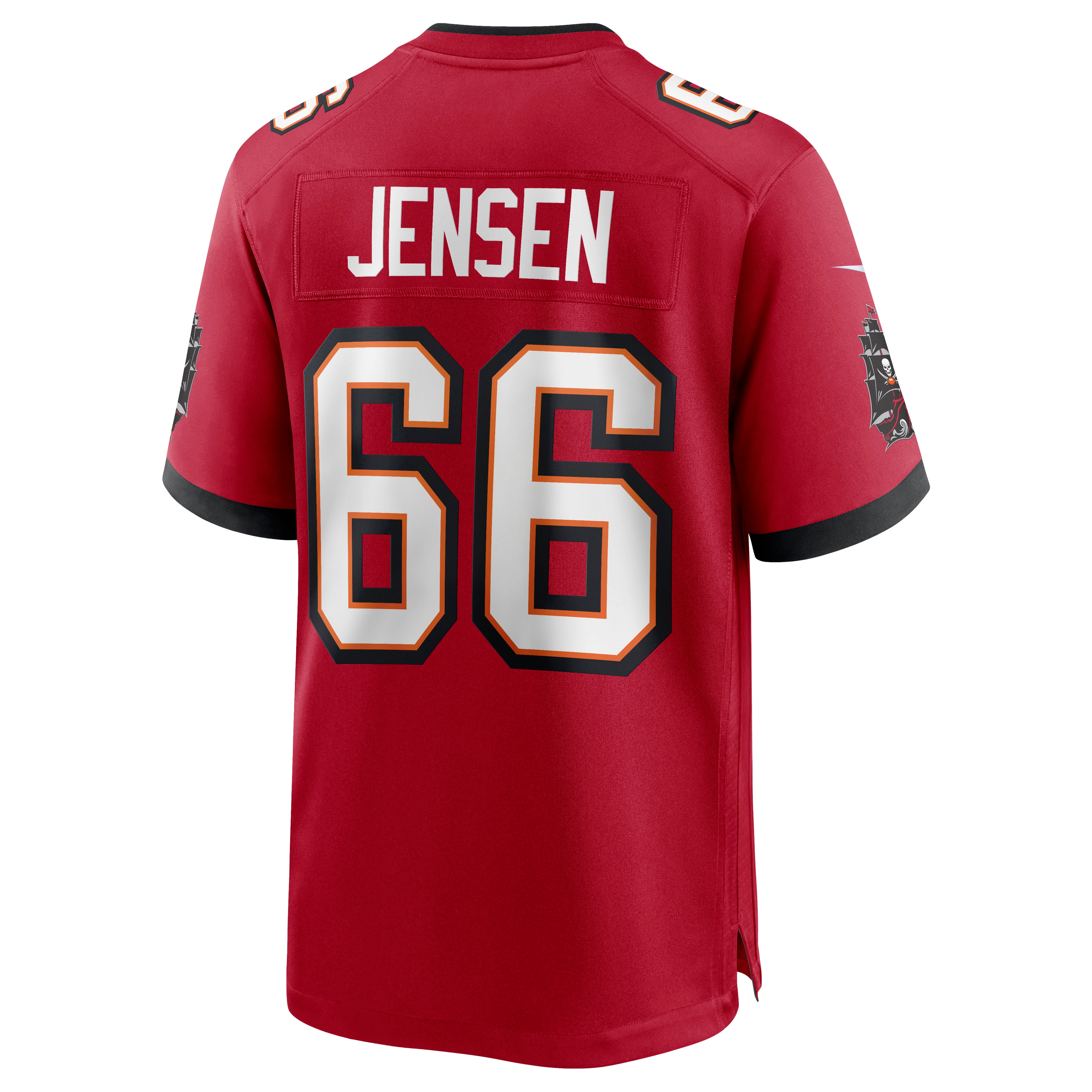 Men's Tampa Bay Buccaneers Ryan Jensen Red Game Jersey JS2858 Saliibo - Image 3