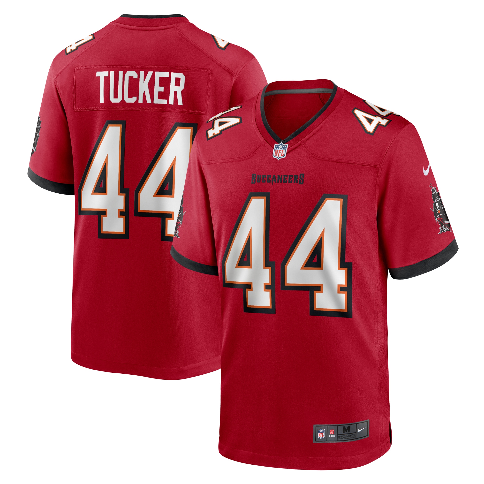 Men's Tampa Bay Buccaneers Sean Tucker Red Game Jersey JS5759 Saliibo