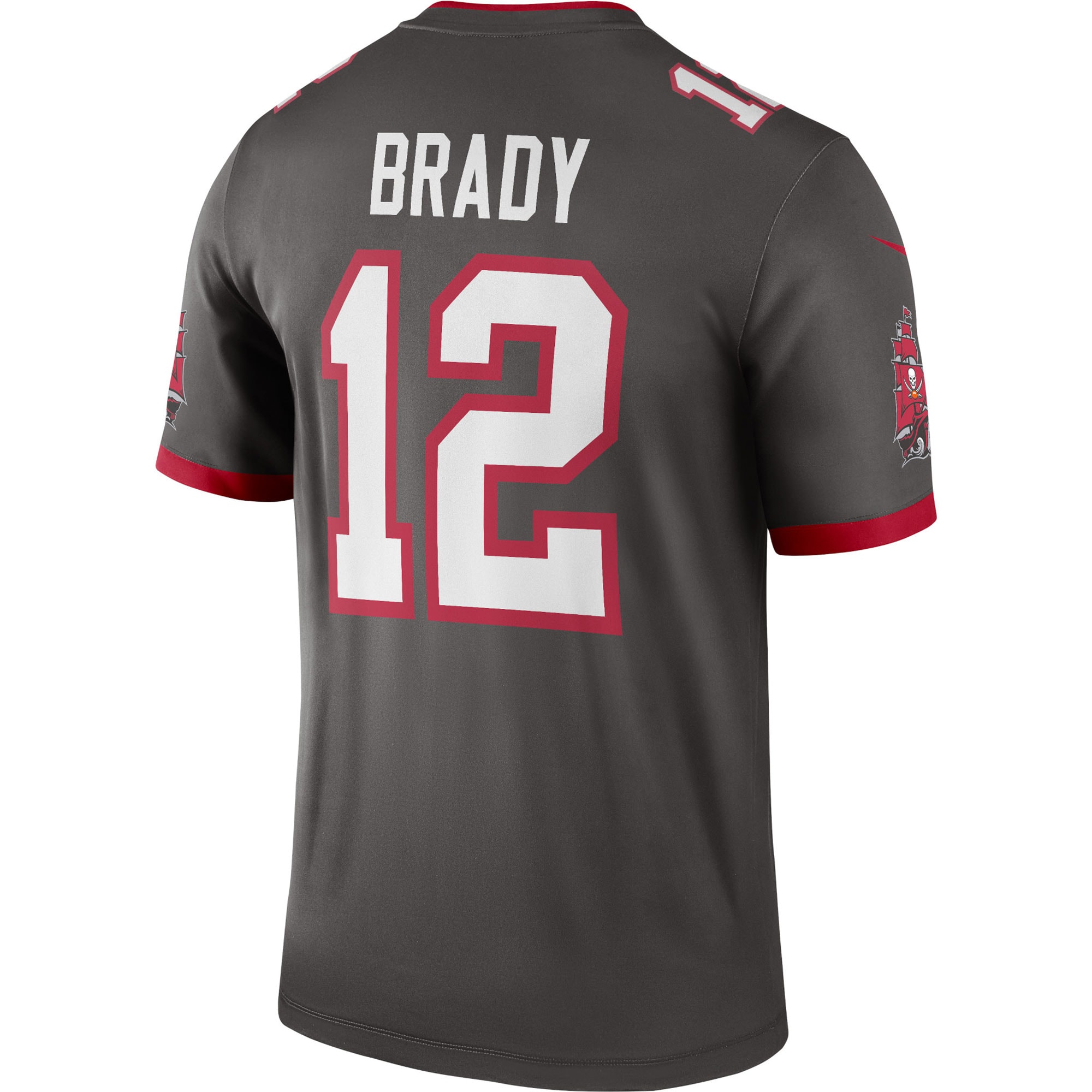 Men's Tampa Bay Buccaneers Tom Brady Pewter Alternate Legend Player Performance Top JS5068 Saliibo - Image 3