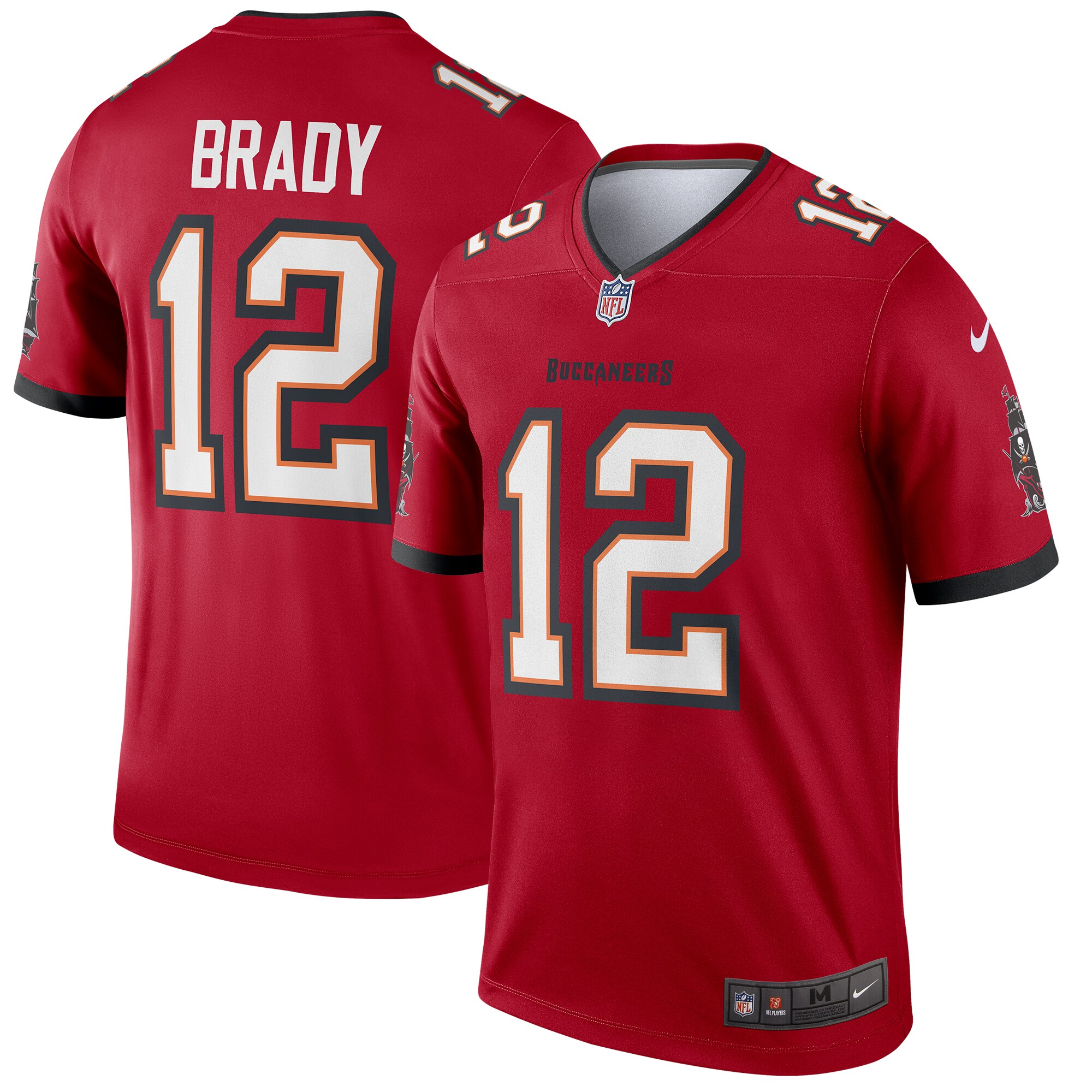 Men's Tampa Bay Buccaneers Tom Brady Red Team Legend Player Performance Top JS3941 Saliibo