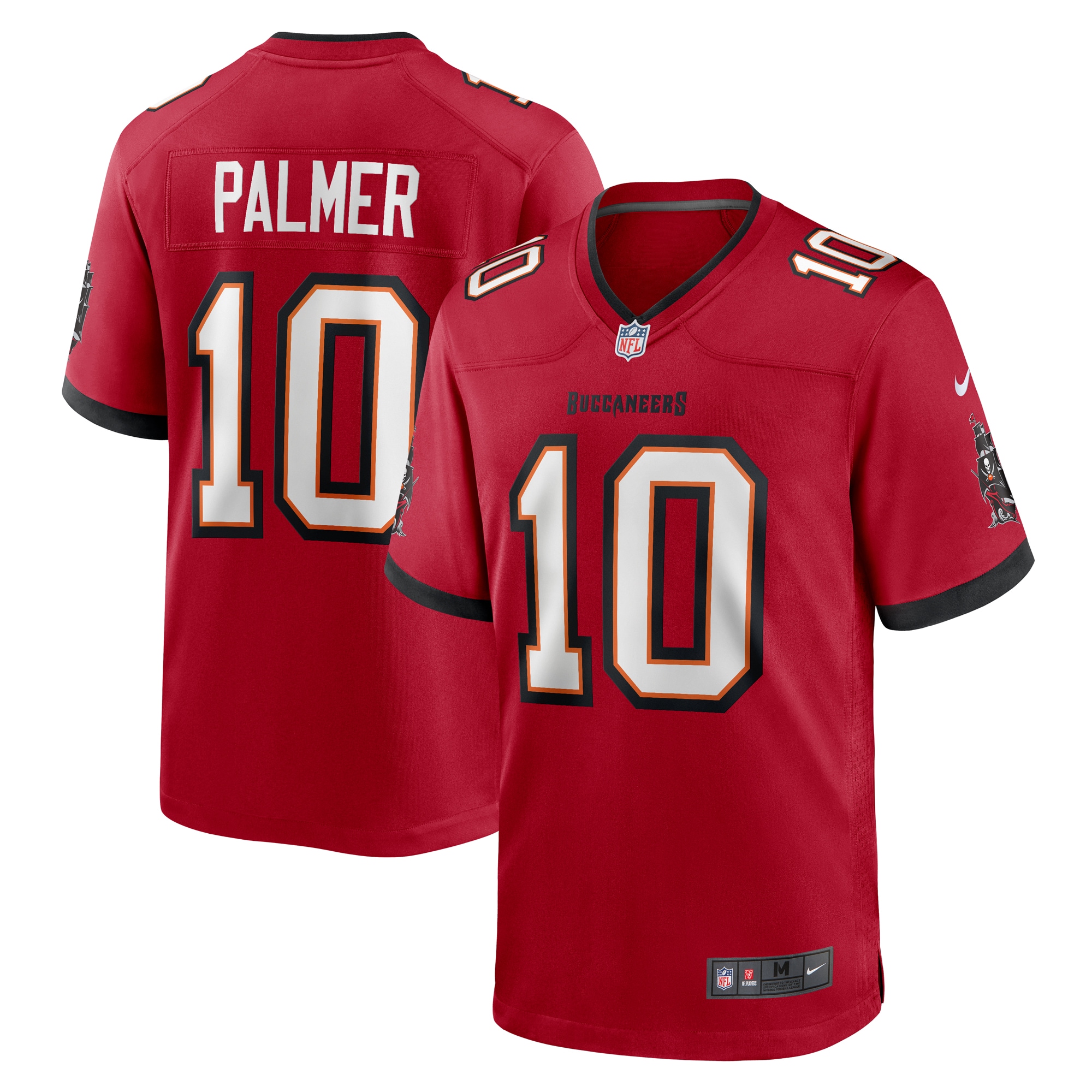 Men's Tampa Bay Buccaneers Trey Palmer Red Game Jersey JS4847 Saliibo
