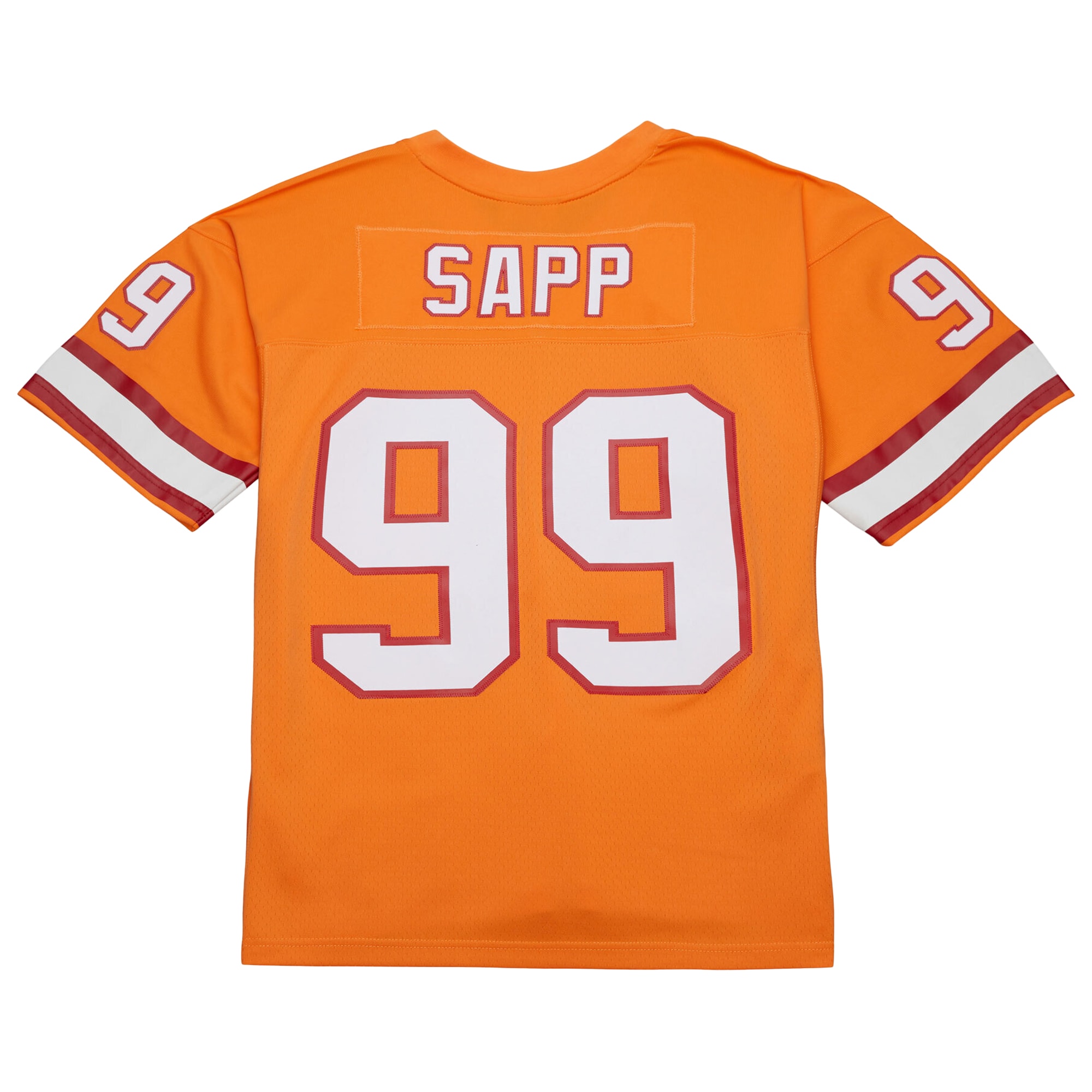 Men's Tampa Bay Buccaneers Warren Sapp Mitchell & Ness Orange 1995 Legacy Jersey JS3000 Saliibo - Image 3
