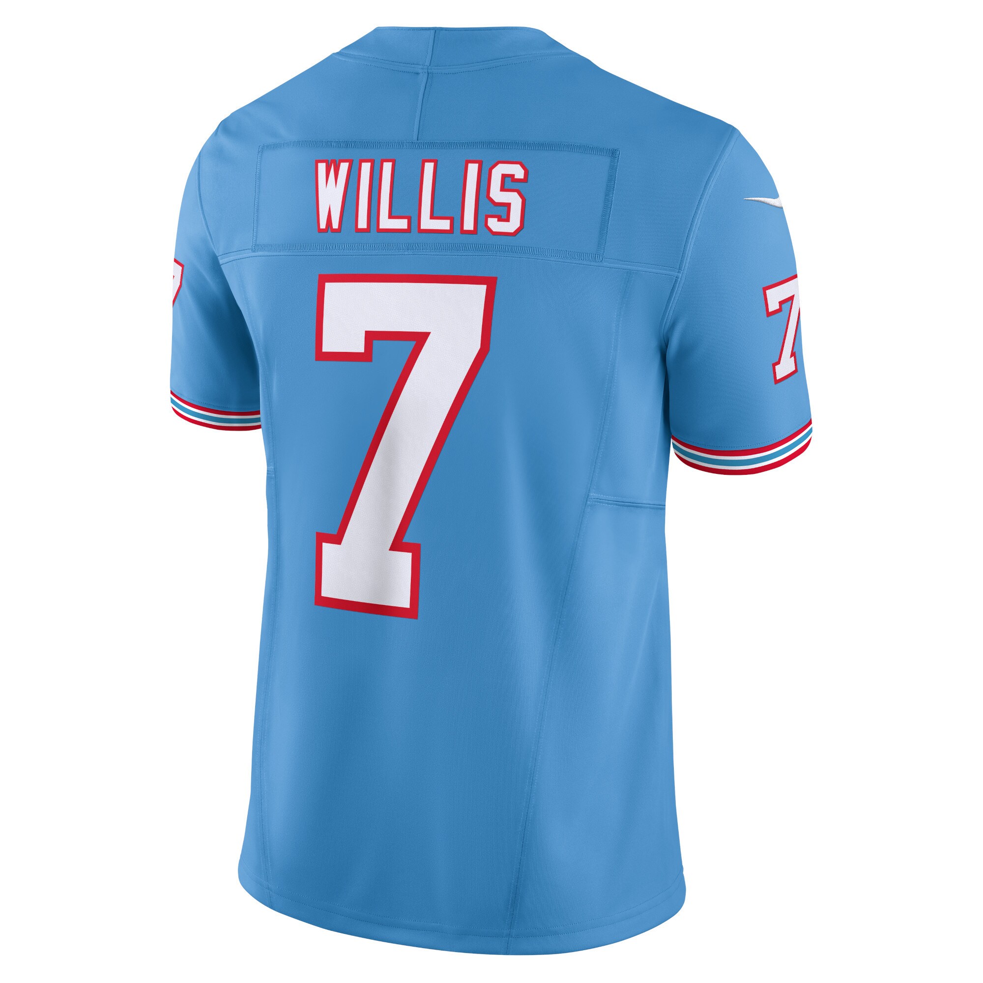 Men's Tennessee Titans Malik Willis Light Blue Vapor F.U.S.E. Limited Jersey JS5422 Saliibo - Image 3