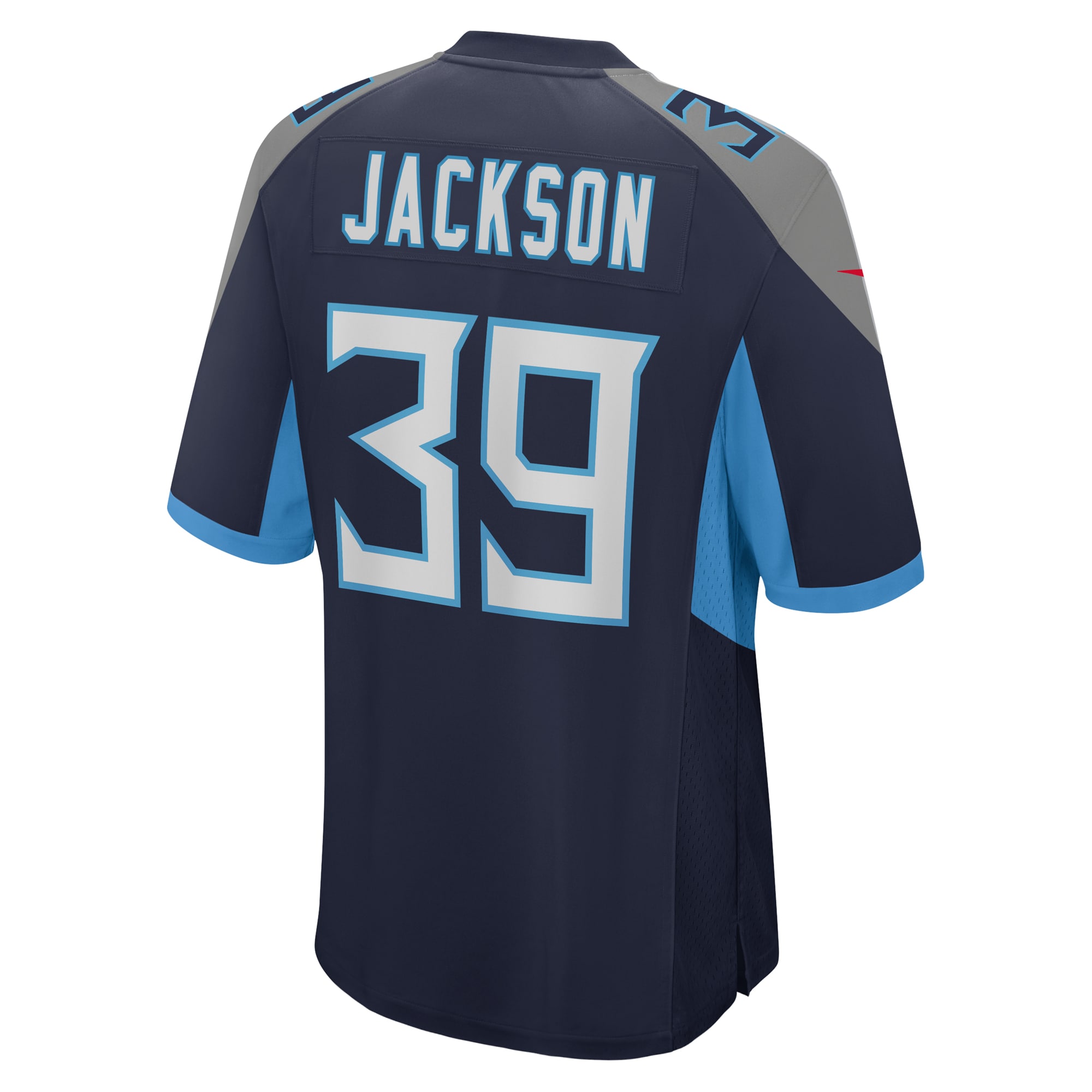 Men's Tennessee Titans Matthew Jackson Navy Team Game Jersey JS9006 Saliibo - Image 3