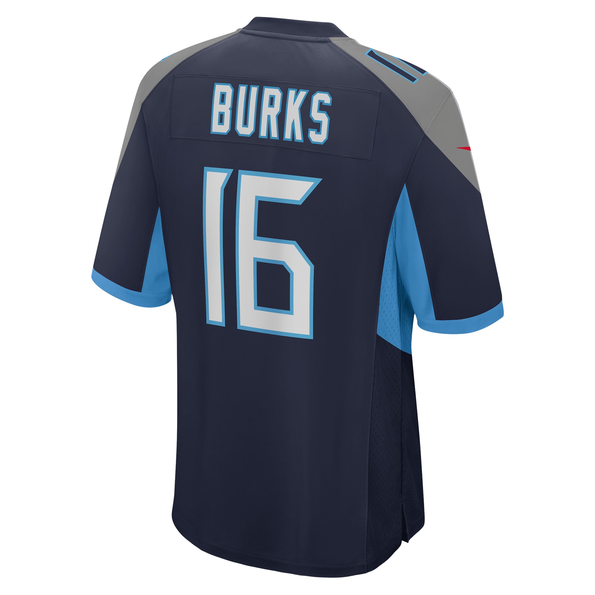 Men's Tennessee Titans Treylon Burks Navy Player Game Jersey JS3270 Saliibo - Image 3