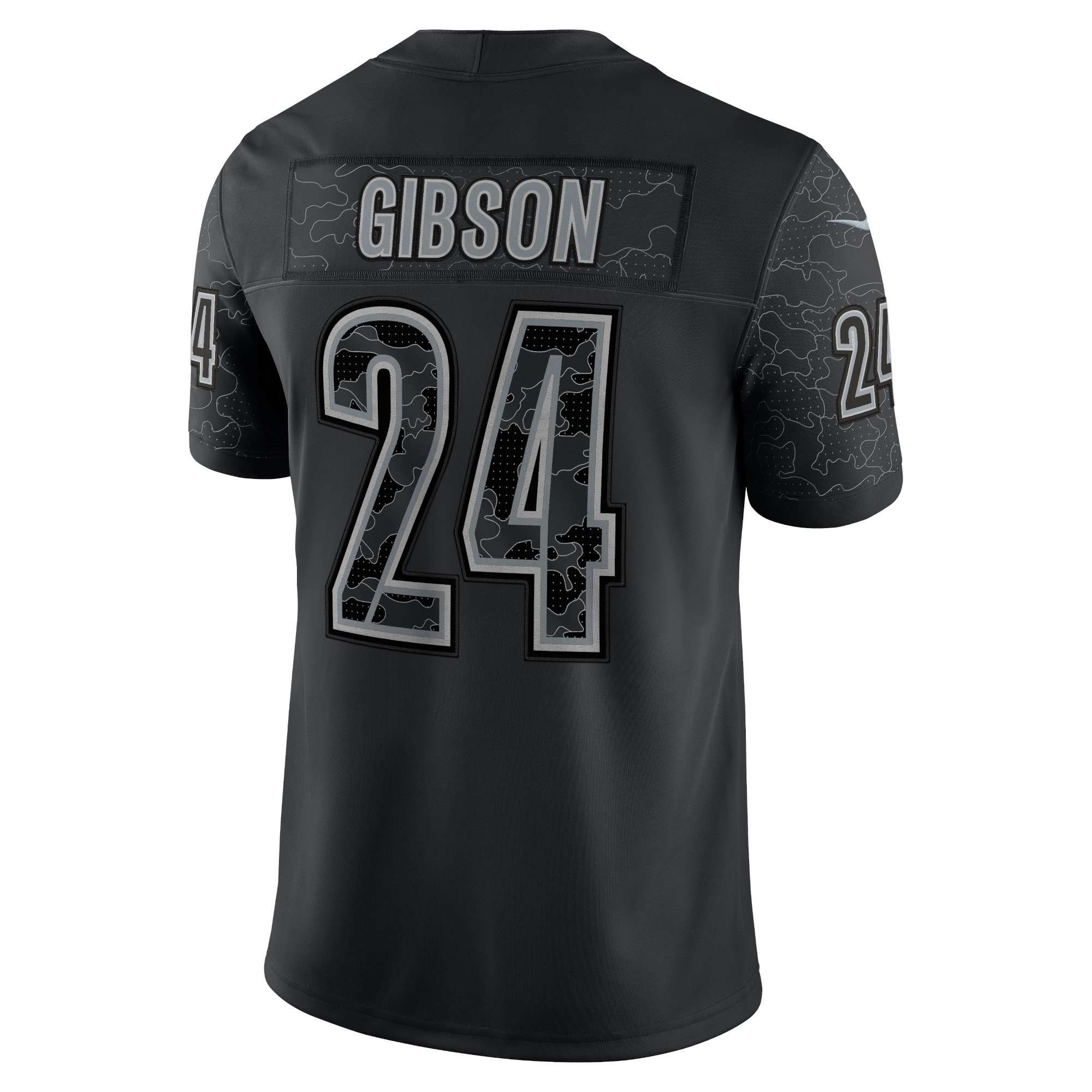 Men's Washington Commanders Antonio Gibson Black RFLCTV Limited Jersey JS6699 Saliibo - Image 5