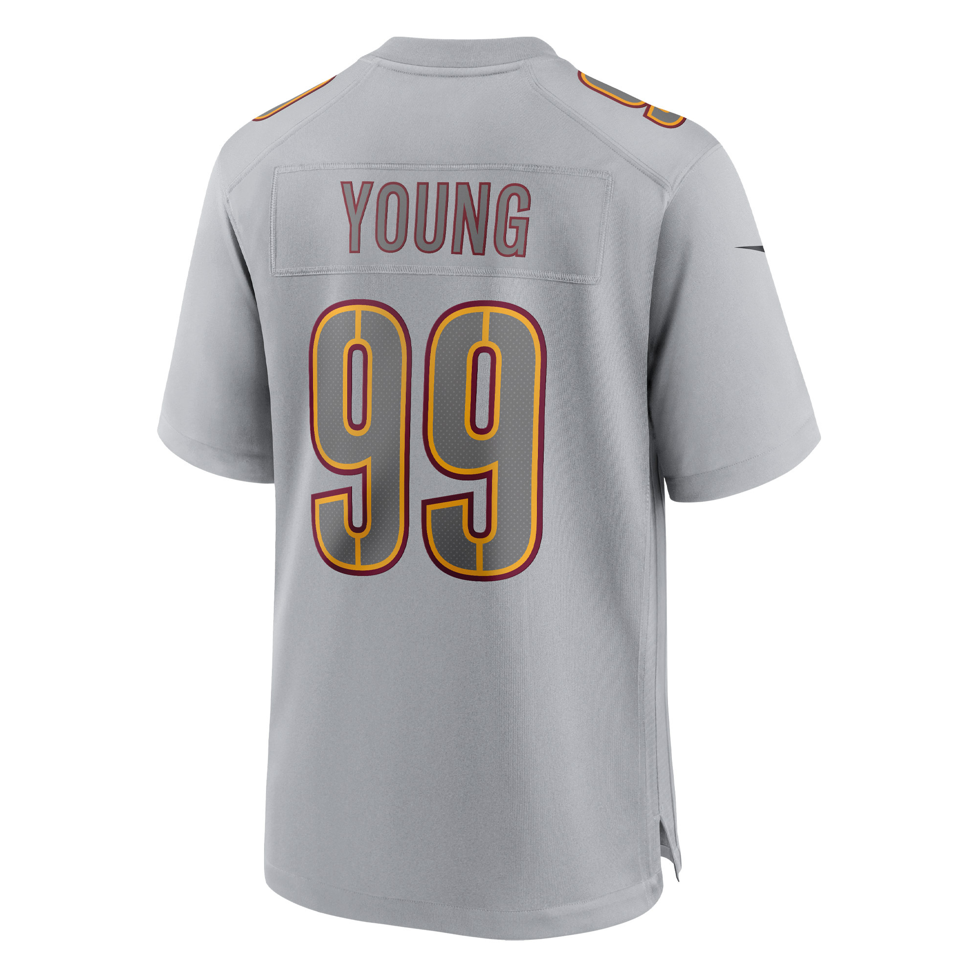 Men's Washington Commanders Chase Young Gray Atmosphere Fashion Game Jersey JS6824 Saliibo - Image 3