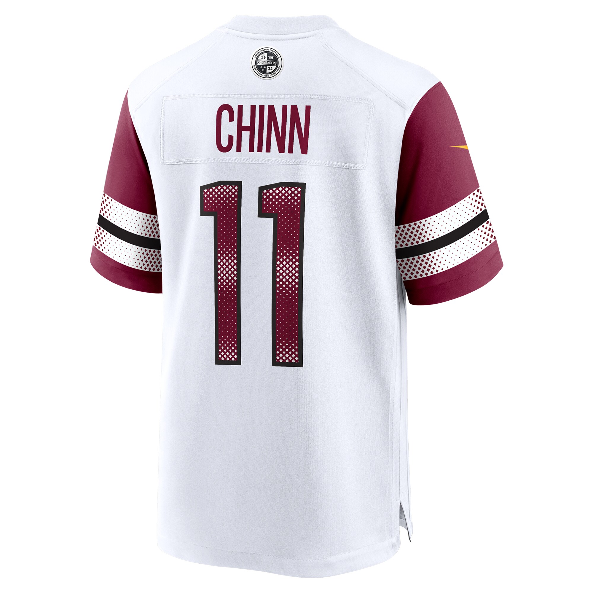 Men's Washington Commanders Jeremy Chinn White Game Jersey JS8485 Saliibo - Image 3