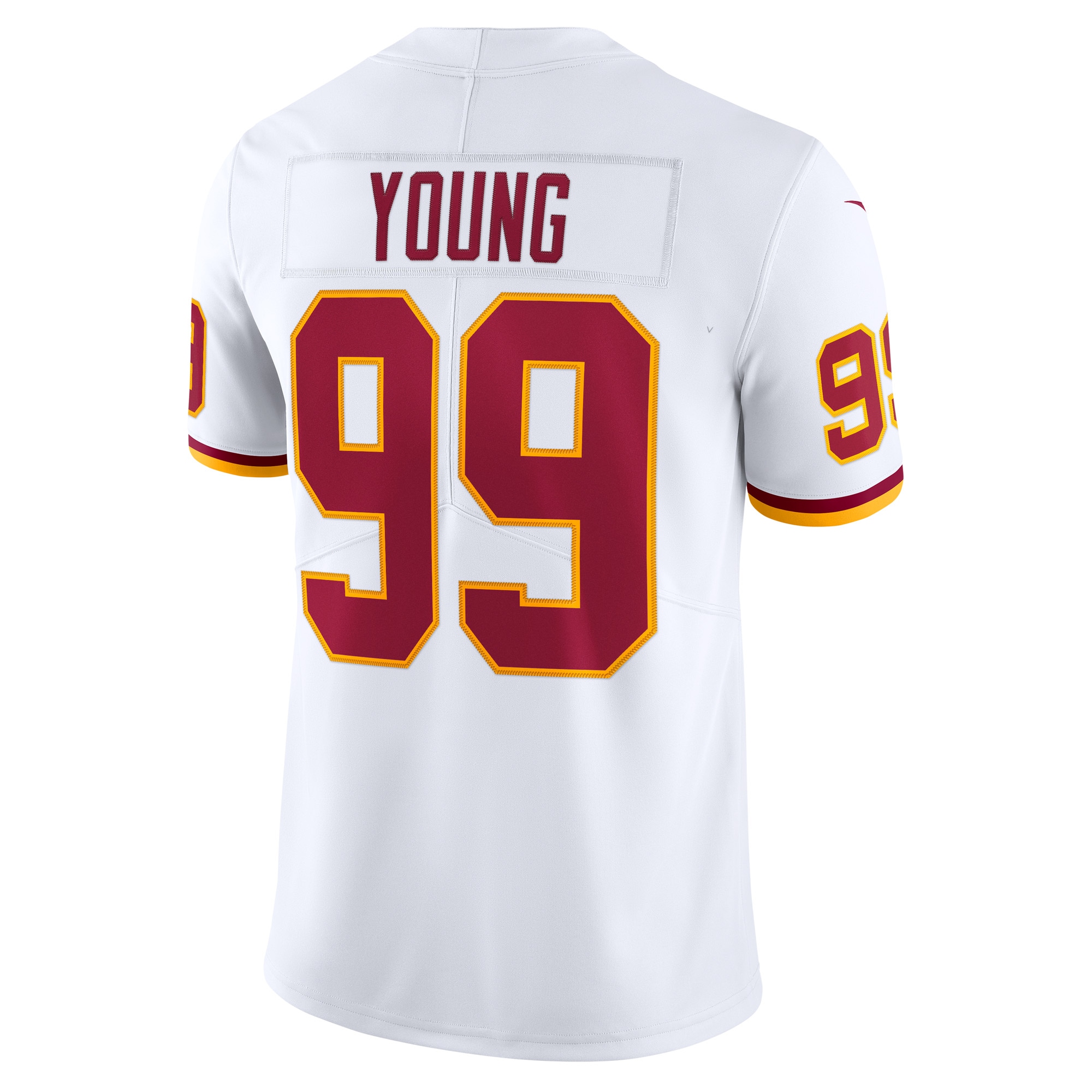 Men's Washington Football Team Chase Young White Vapor Limited Jersey JS2808 Saliibo - Image 3