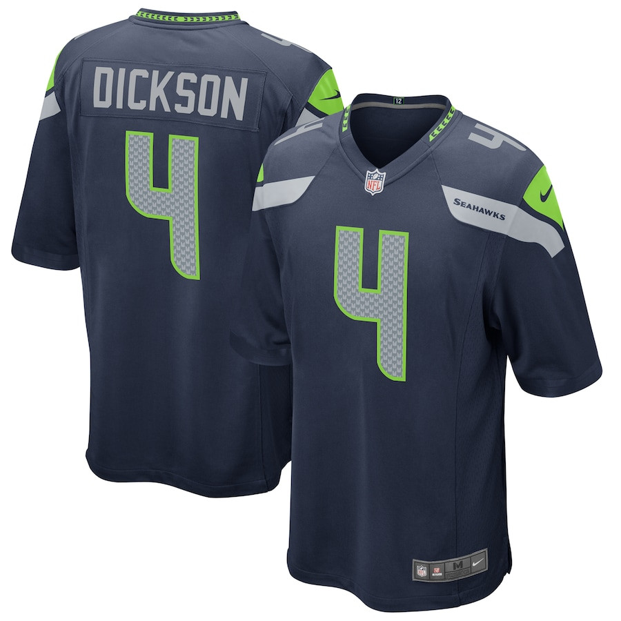 Michael Dickson 4 Seattle Seahawks Men Game Jersey - College Navy JS5762 Saliibo