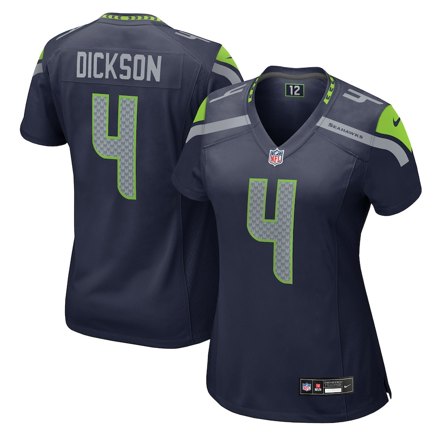 Michael Dickson 4 Seattle Seahawks Women's Game Jersey - College Navy JS8705 Saliibo