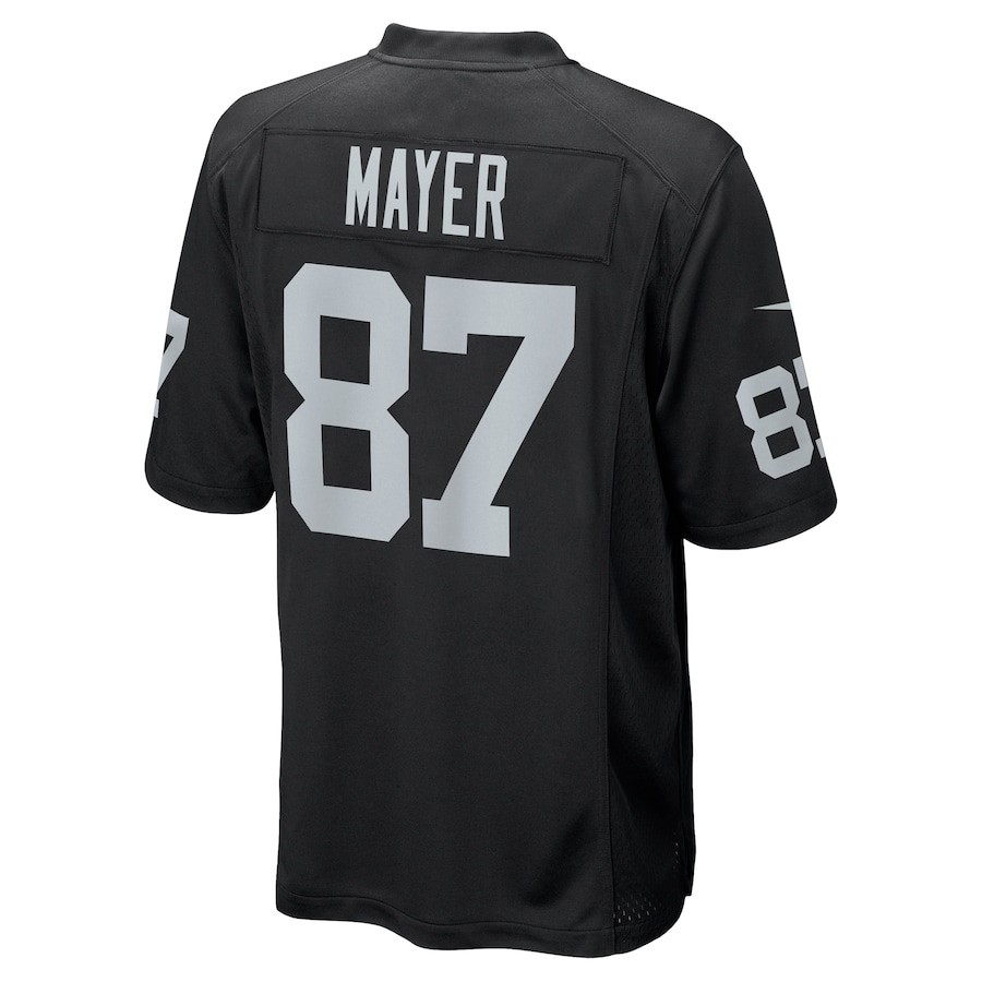 Michael Mayer 87 Las Vegas Raiders Team Game Men Jersey - Black JS7838 Saliibo - Image 3