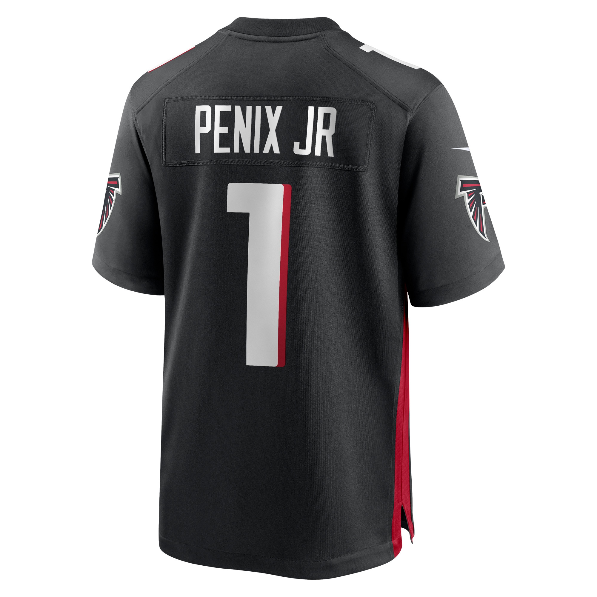 Michael Penix Jr. Atlanta Falcons 2024 NFL Draft First Round Pick Player Game Jersey - Black JS3129 Saliibo - Image 3