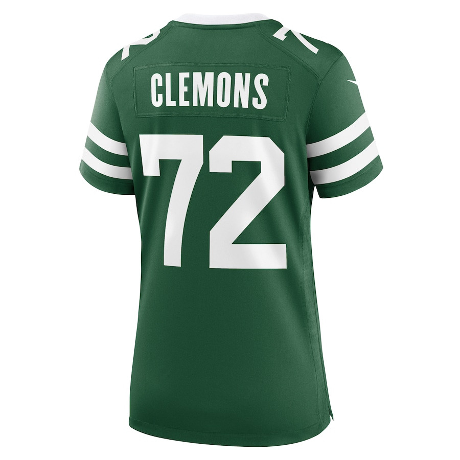 Micheal Clemons 72 New York Jets Women's Team Game Jersey - Legacy Green JS2875 Saliibo - Image 3