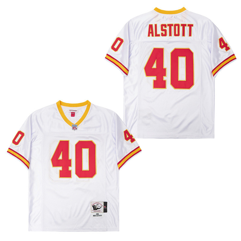 Mike Alstott 40 Tampa Bay Buccaneers Throwback Men Jersey - White JS9697 Saliibo