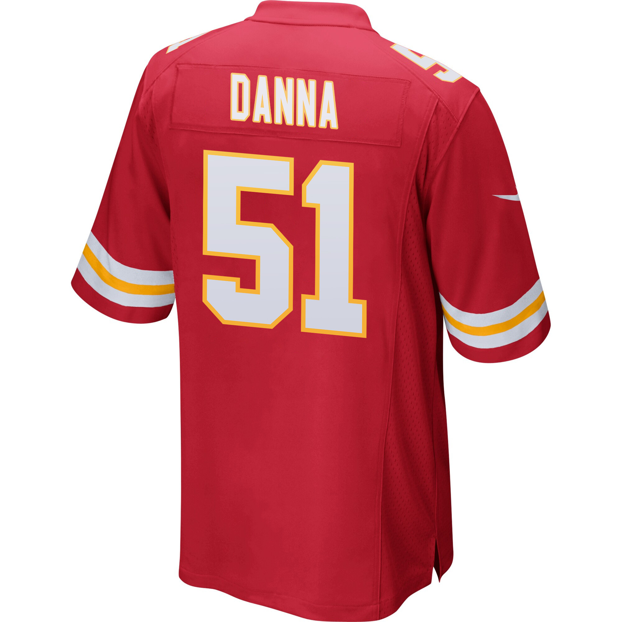 Mike Danna 51 Kansas City Chiefs Super Bowl LVIII Champions 4 Stars Patch Game Men Jersey - Red JS6635 Saliibo - Image 3